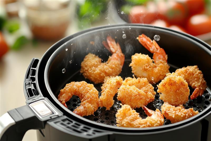 Receita de Camarão na Air Fryer