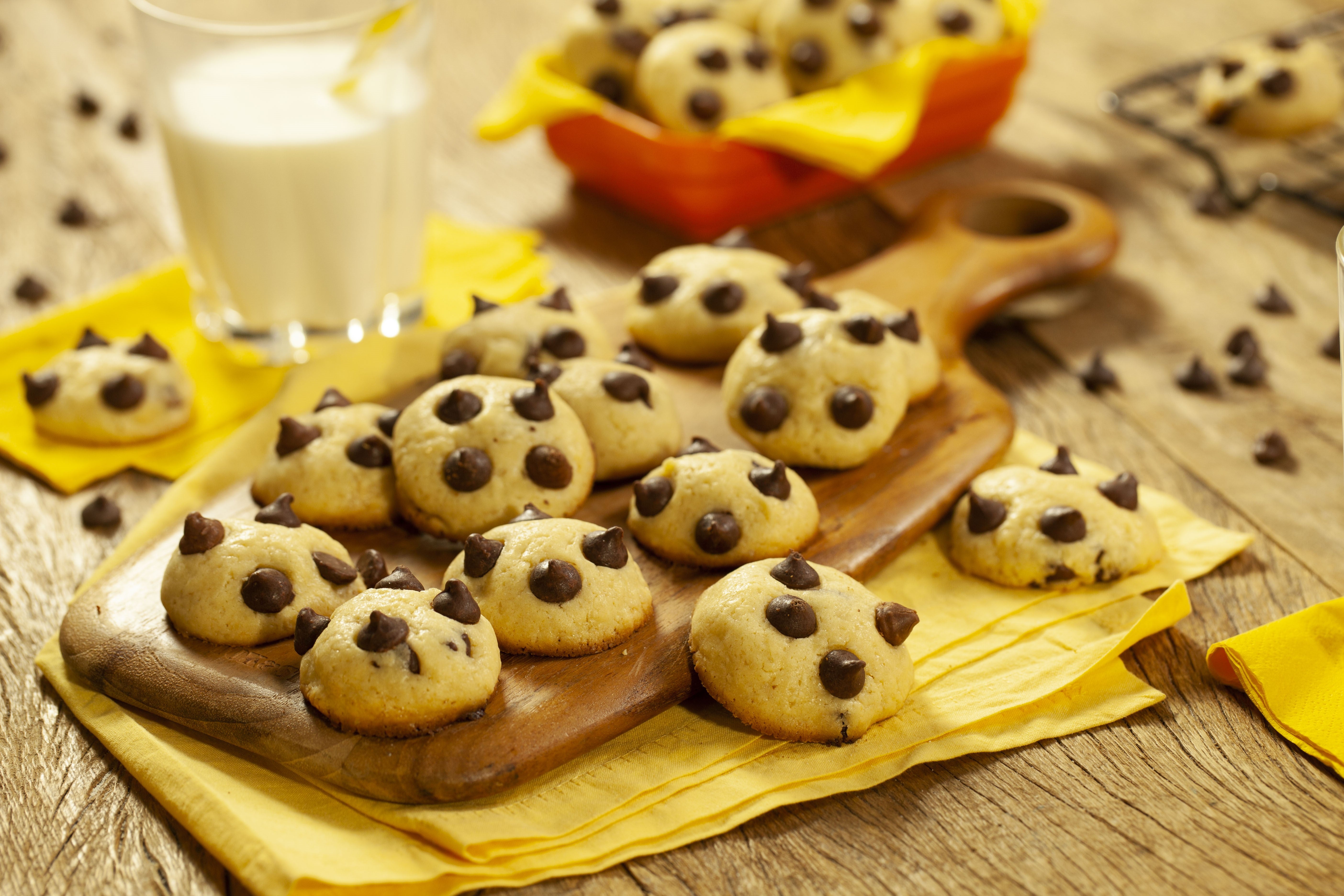 Cookies de Ninho Forti+ com Gotas de Chocolate