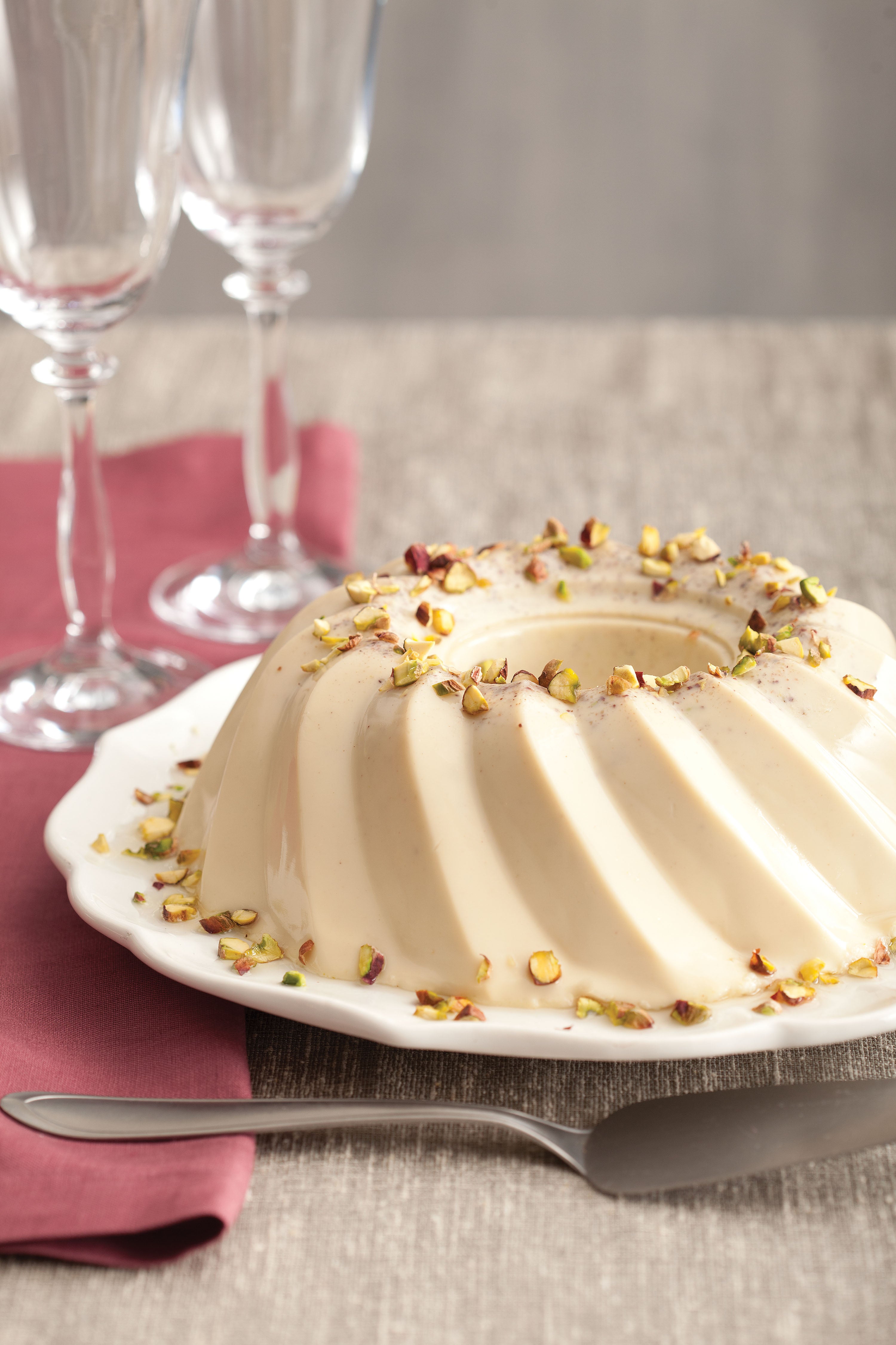 Flan de Pistache