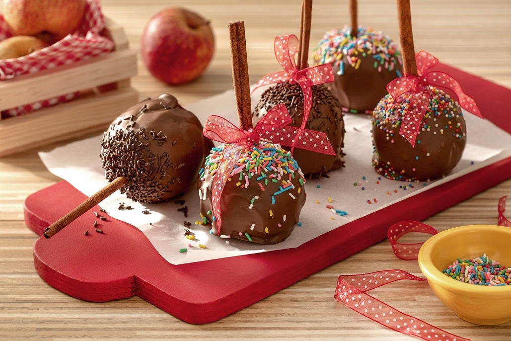 Maçã do Amor de Chocolate