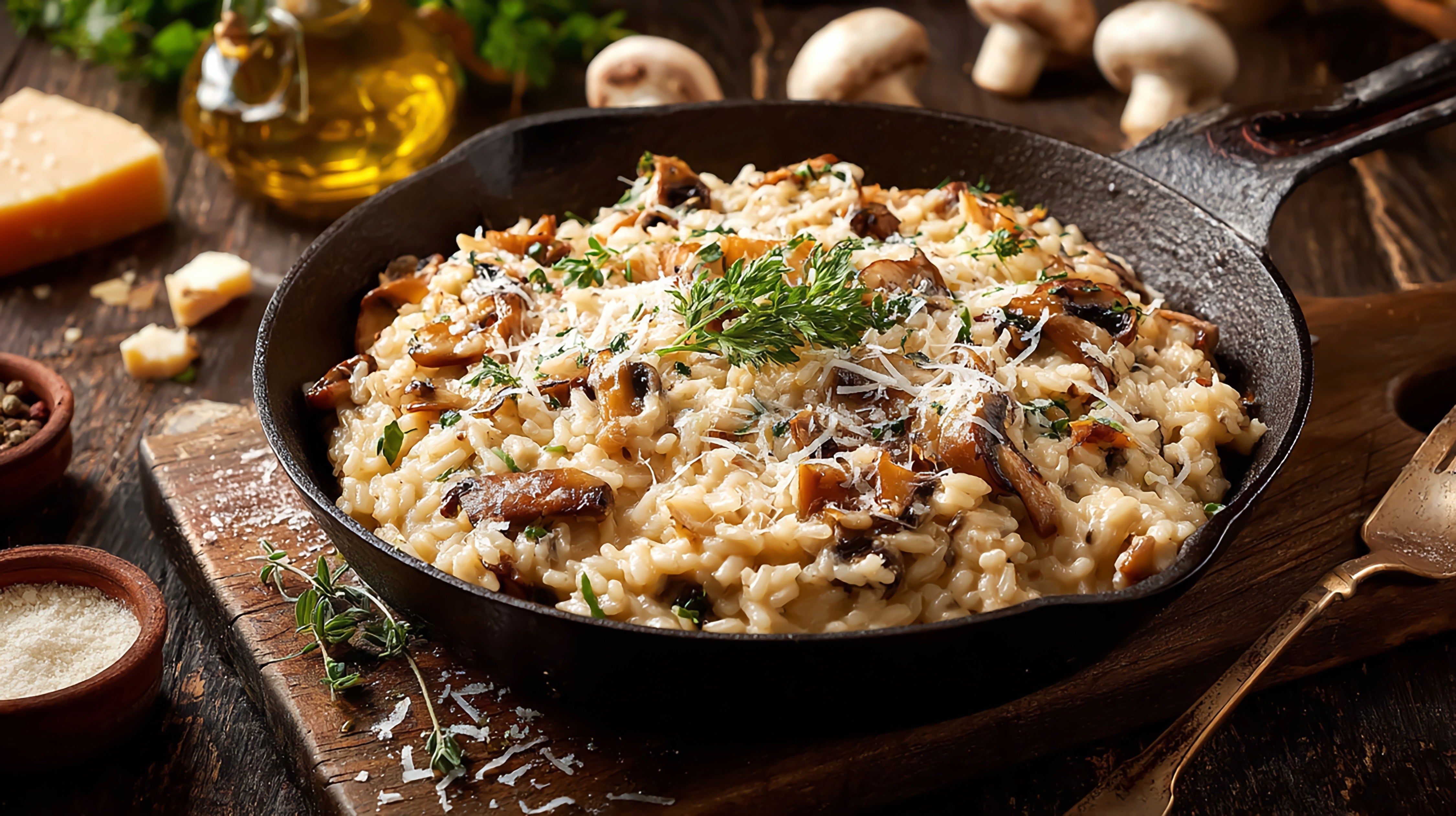 Receita de Risoto de Cogumelo