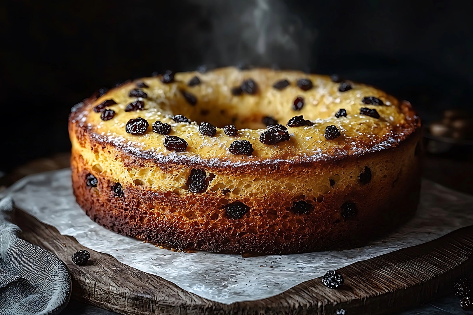 Receita de Bolo de Passas