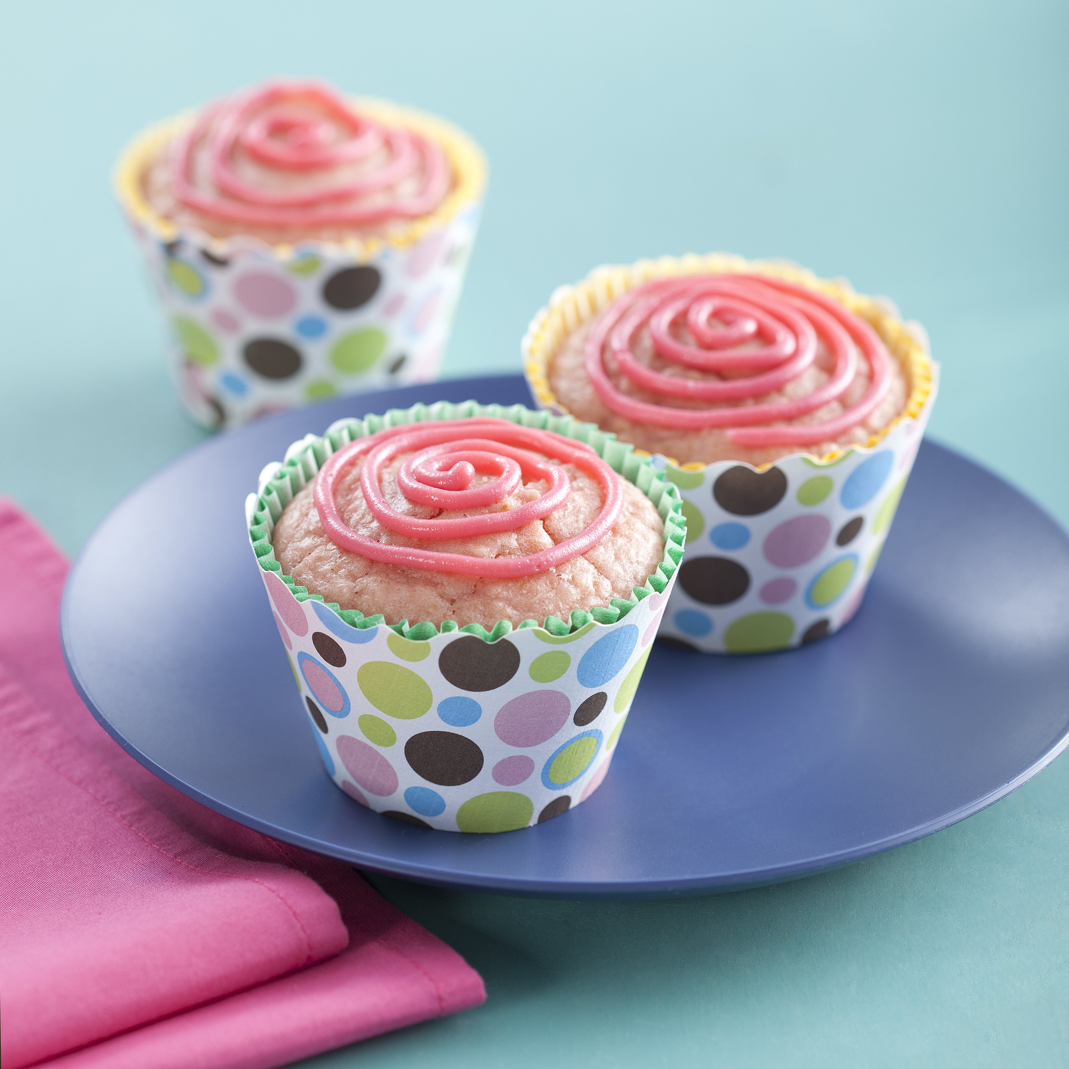 Cupcake de Morango e Aveia