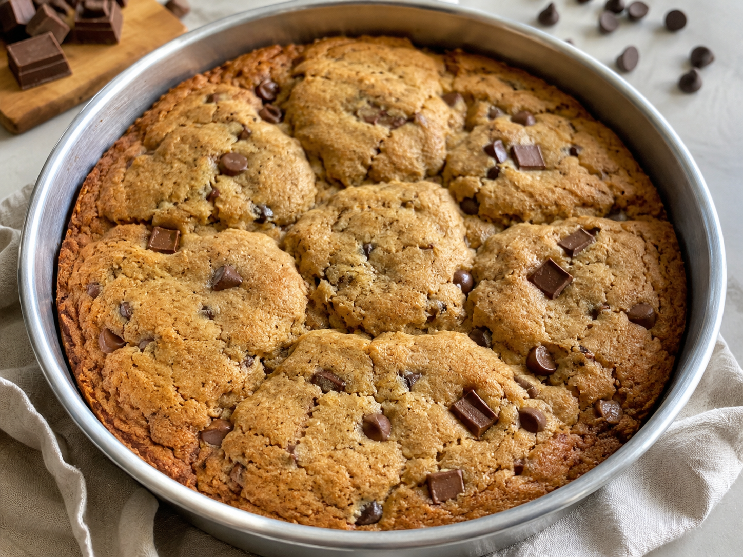 Receita de Cookie de Travessa com Creme Crocante KitKat®