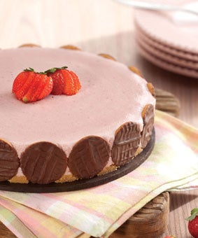 Torta Mousse de Morango e Calipso Original