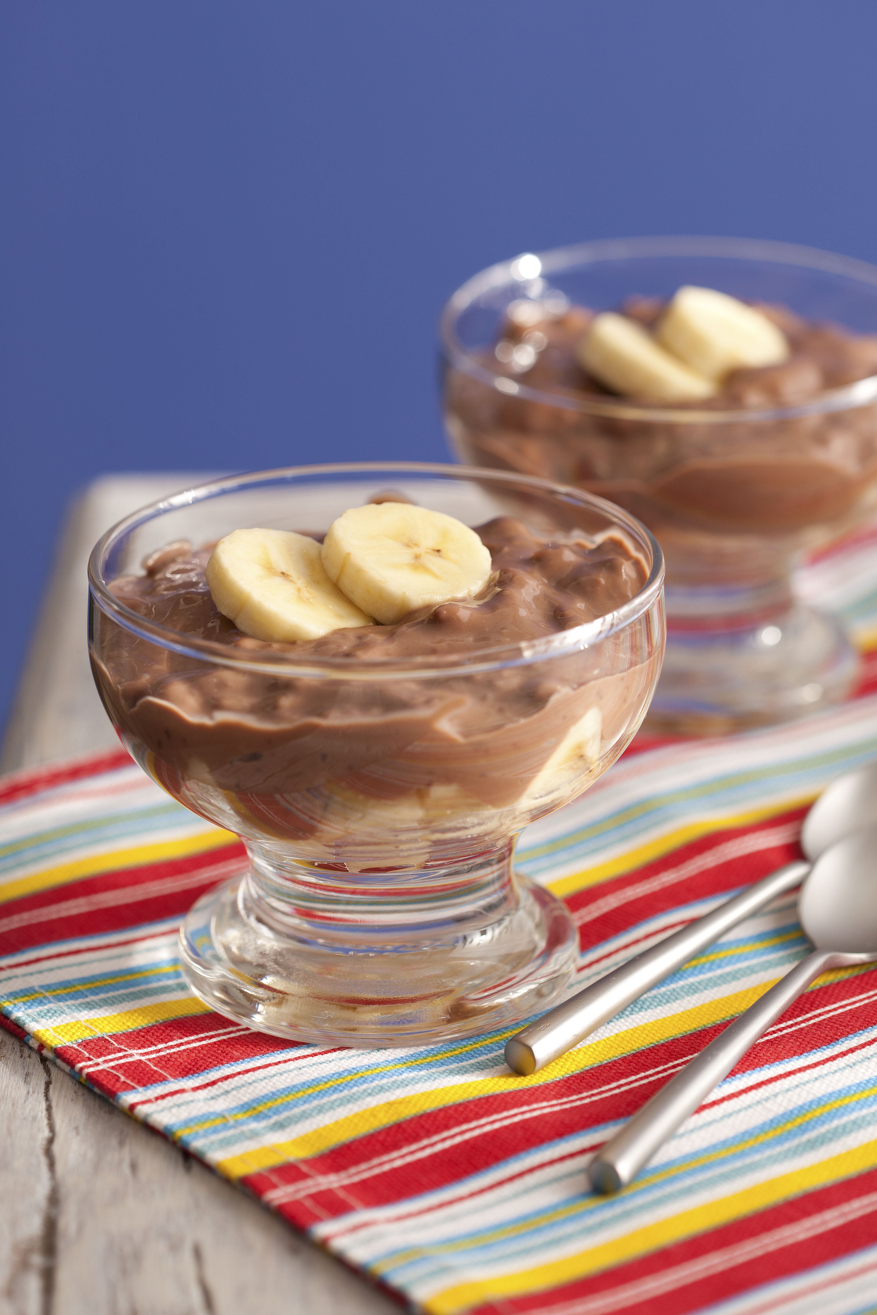 Creme de Nescau e Amendoim com Bananas