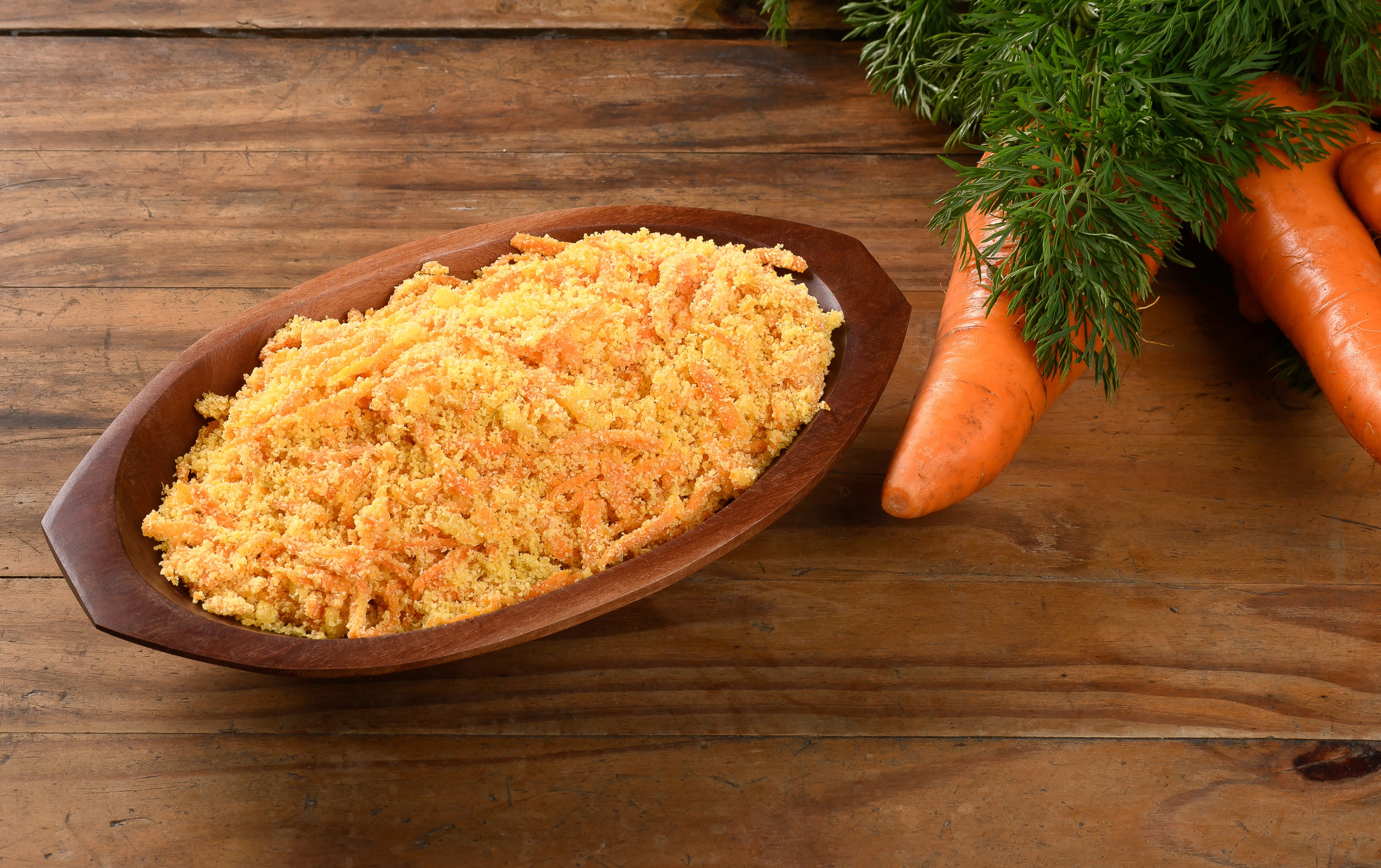 Receita de Farofa de Cenoura