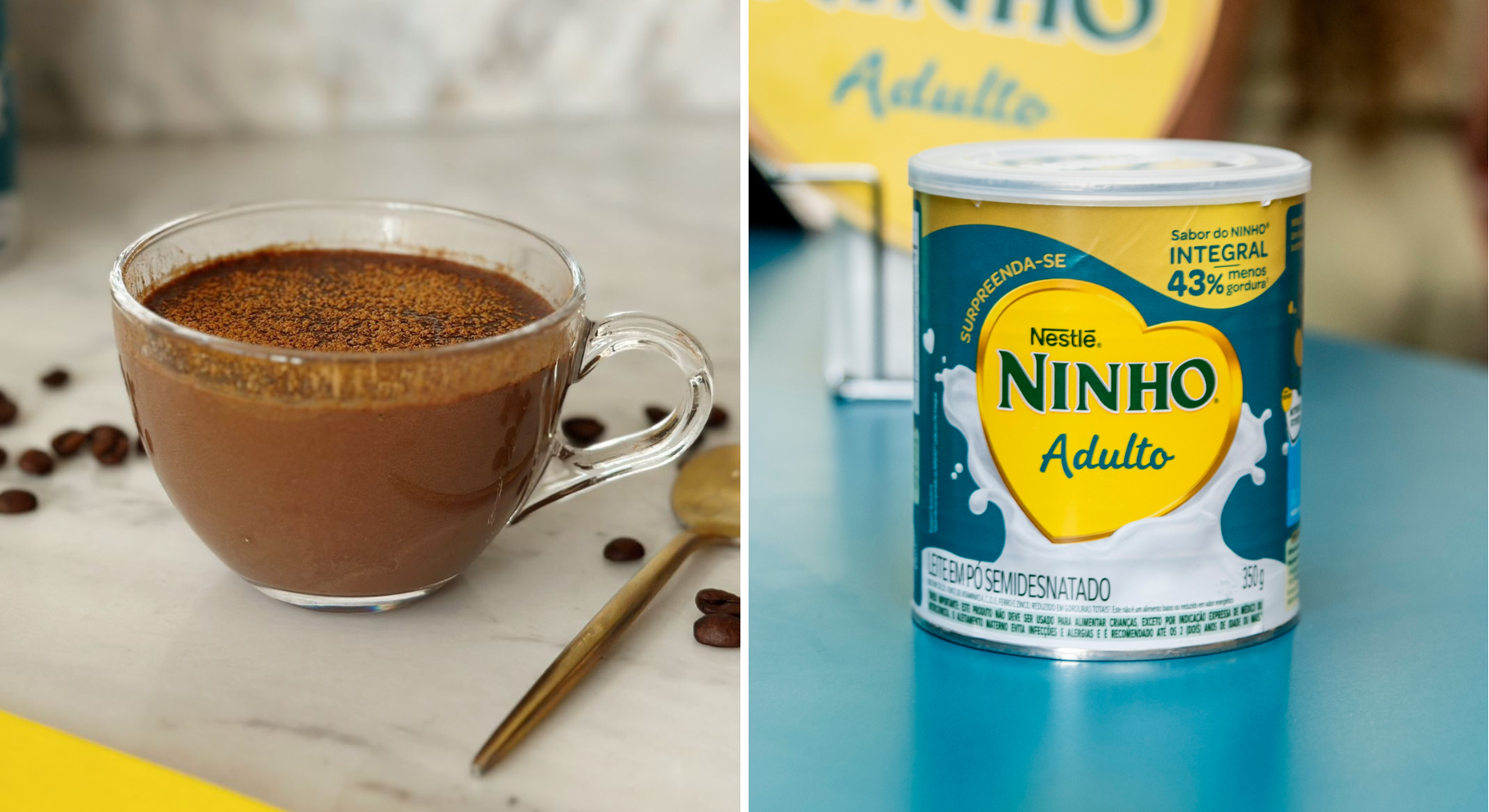 Receita de Café Gelado com Leite Ninho Adulto