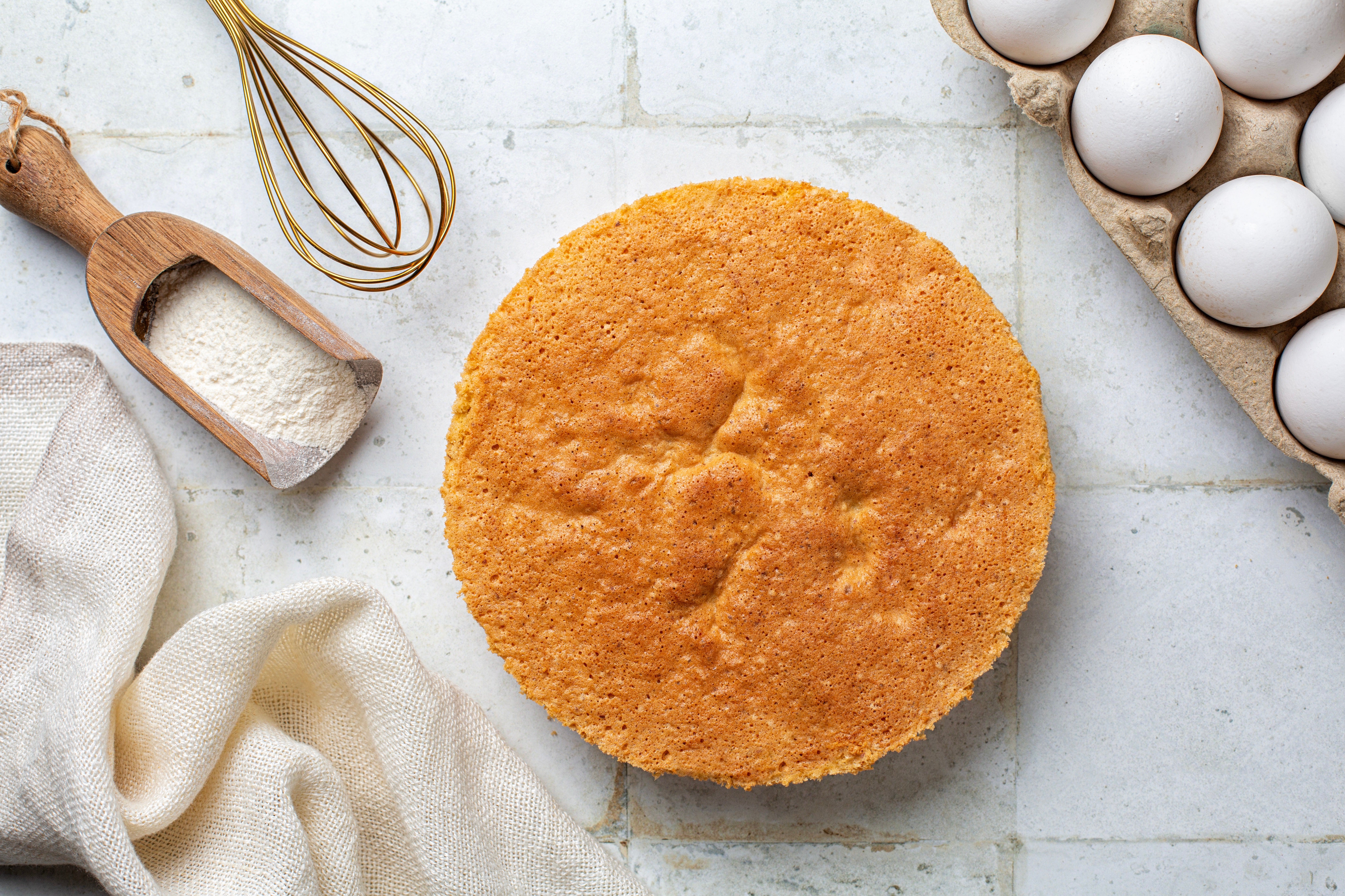 Receita de Bolo Simples Sem Fermento