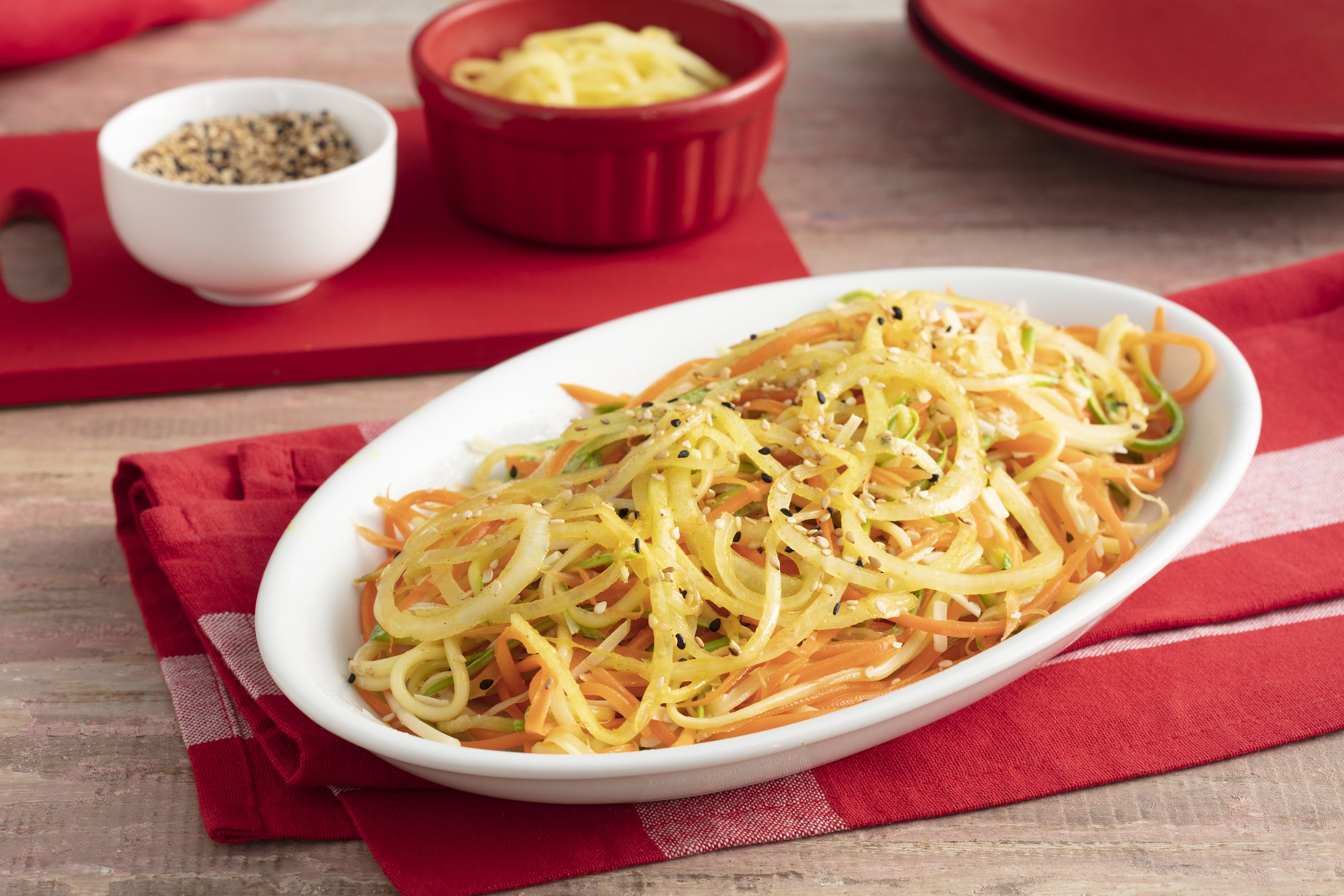 Salada de Cenoura e Abobrinha