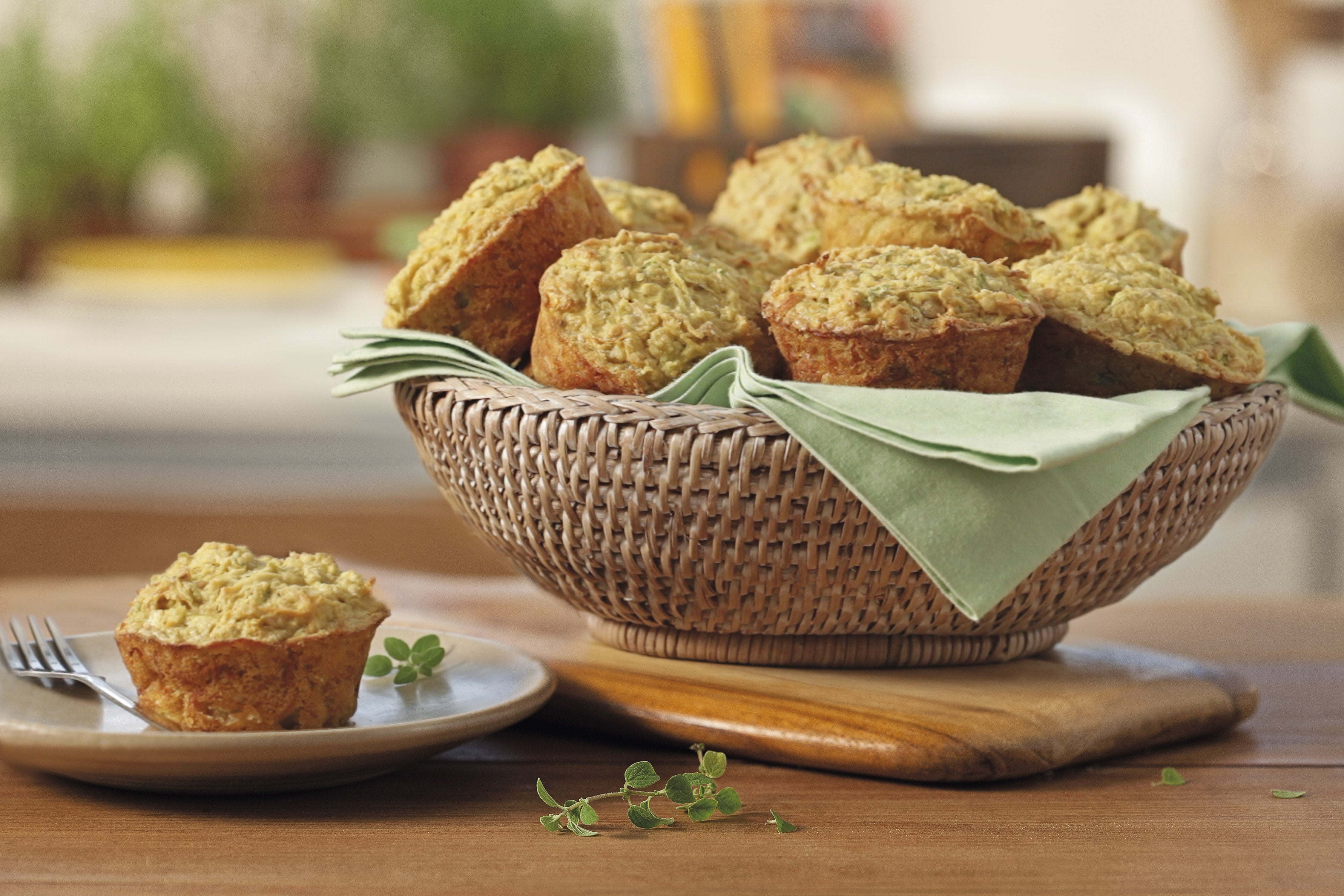 Muffin Sem Glúten de Aveia com Abobrinha
