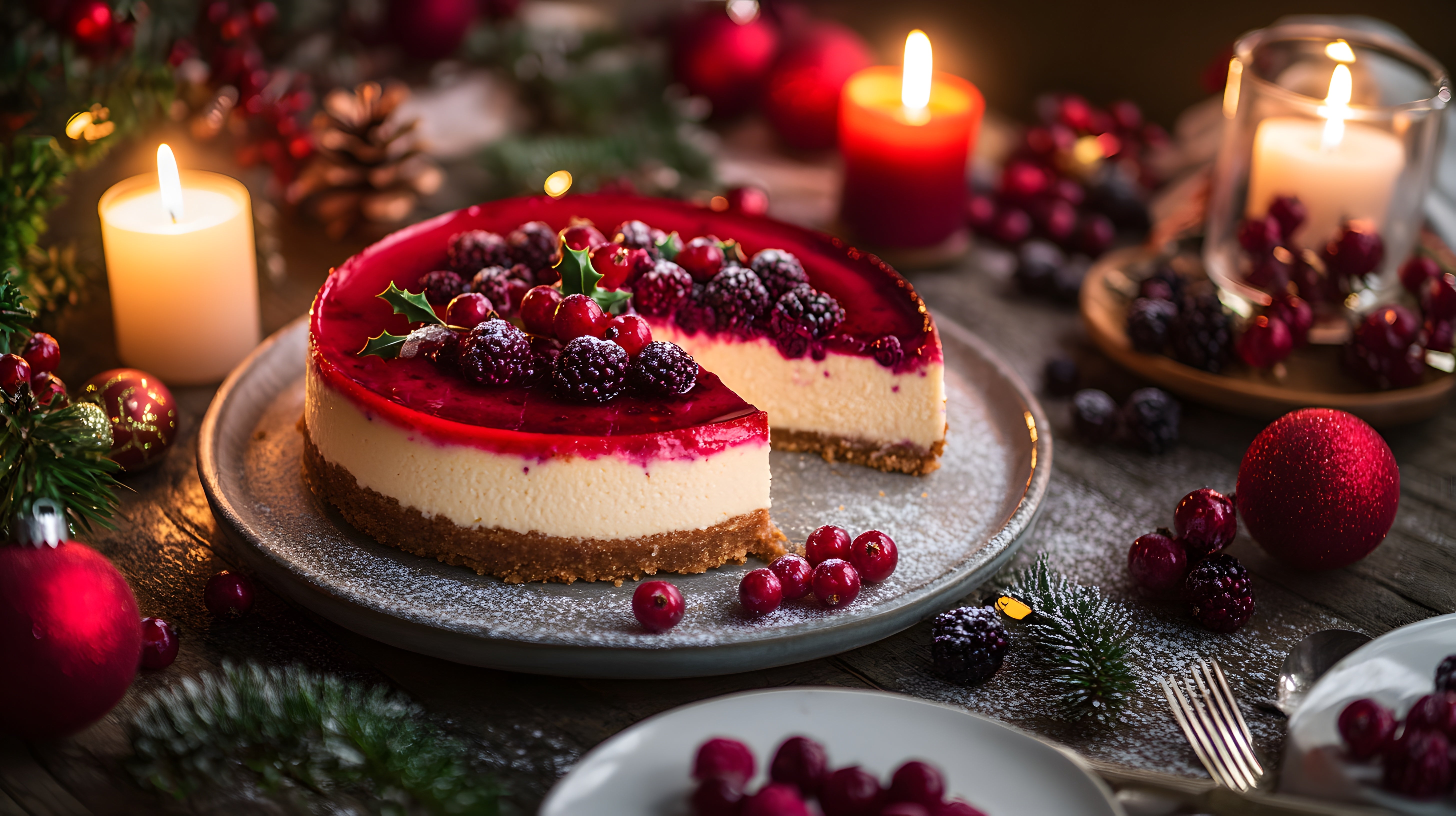 Receita de Cheesecake de Frutas Vermelhas