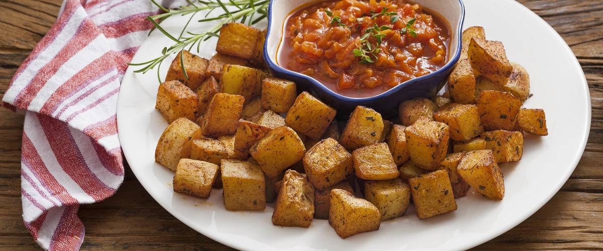 Batatas Bravas com Molho Picante