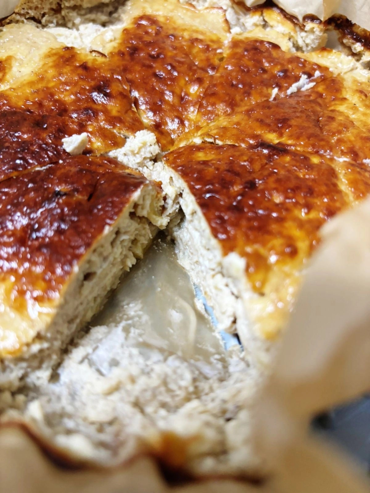 Receita de Bolo de Banana e Maçã Proteico