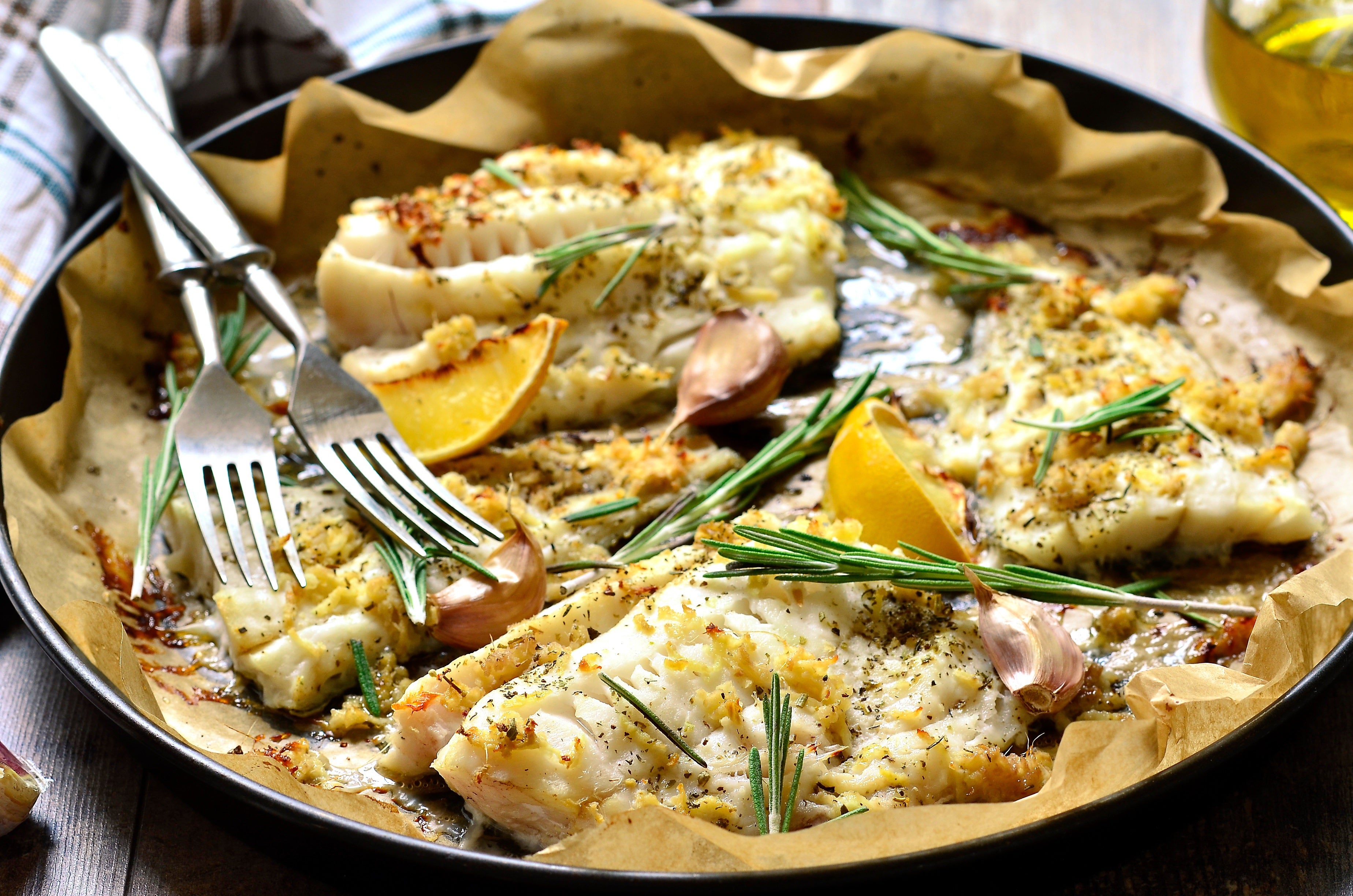 Peixe em Crosta Aromática