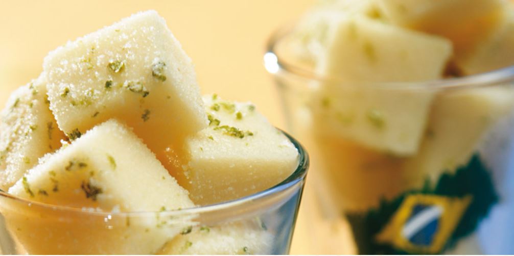 Gelatina de Caipirinha