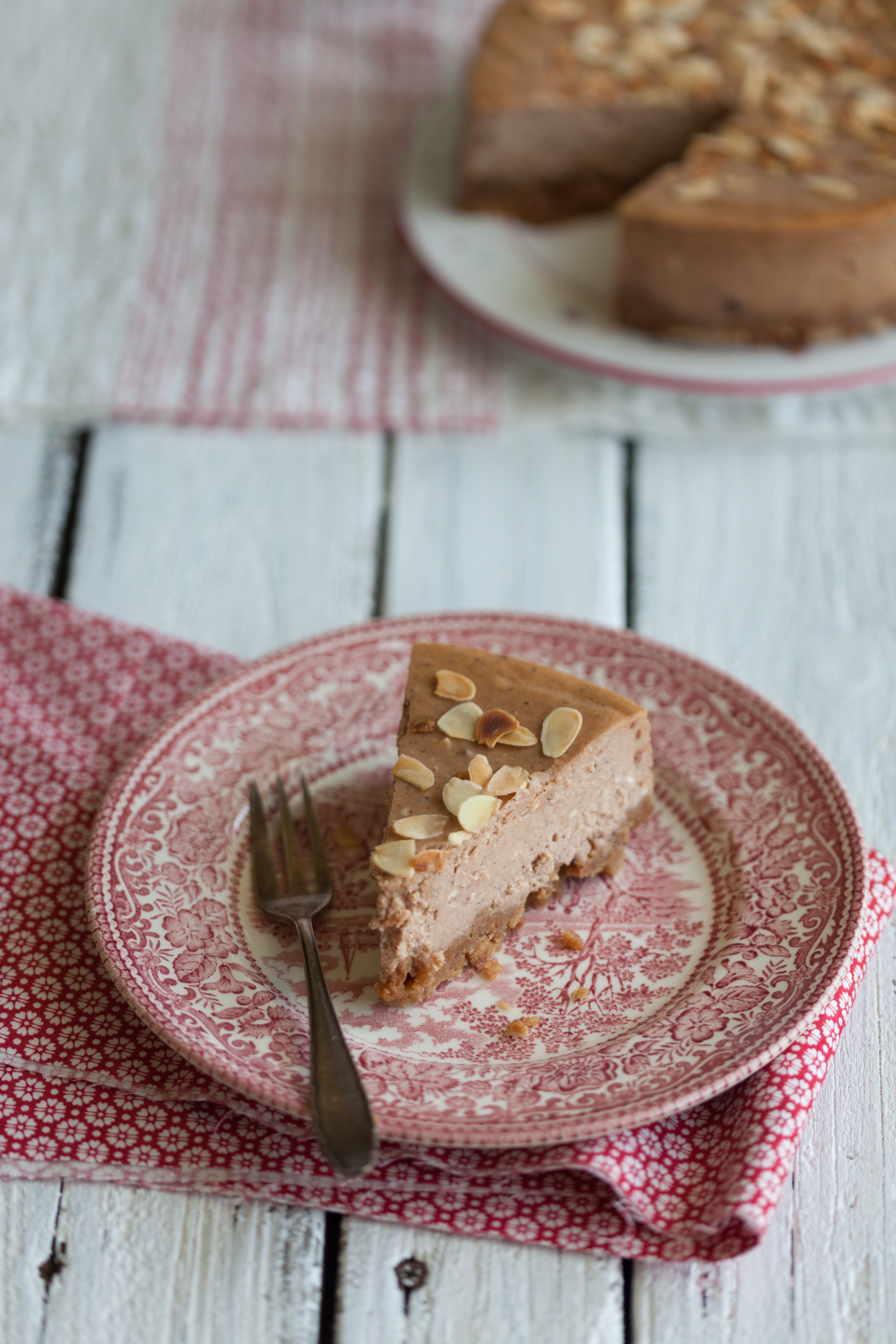 Cheesecake de Chocolate e Amêndoa