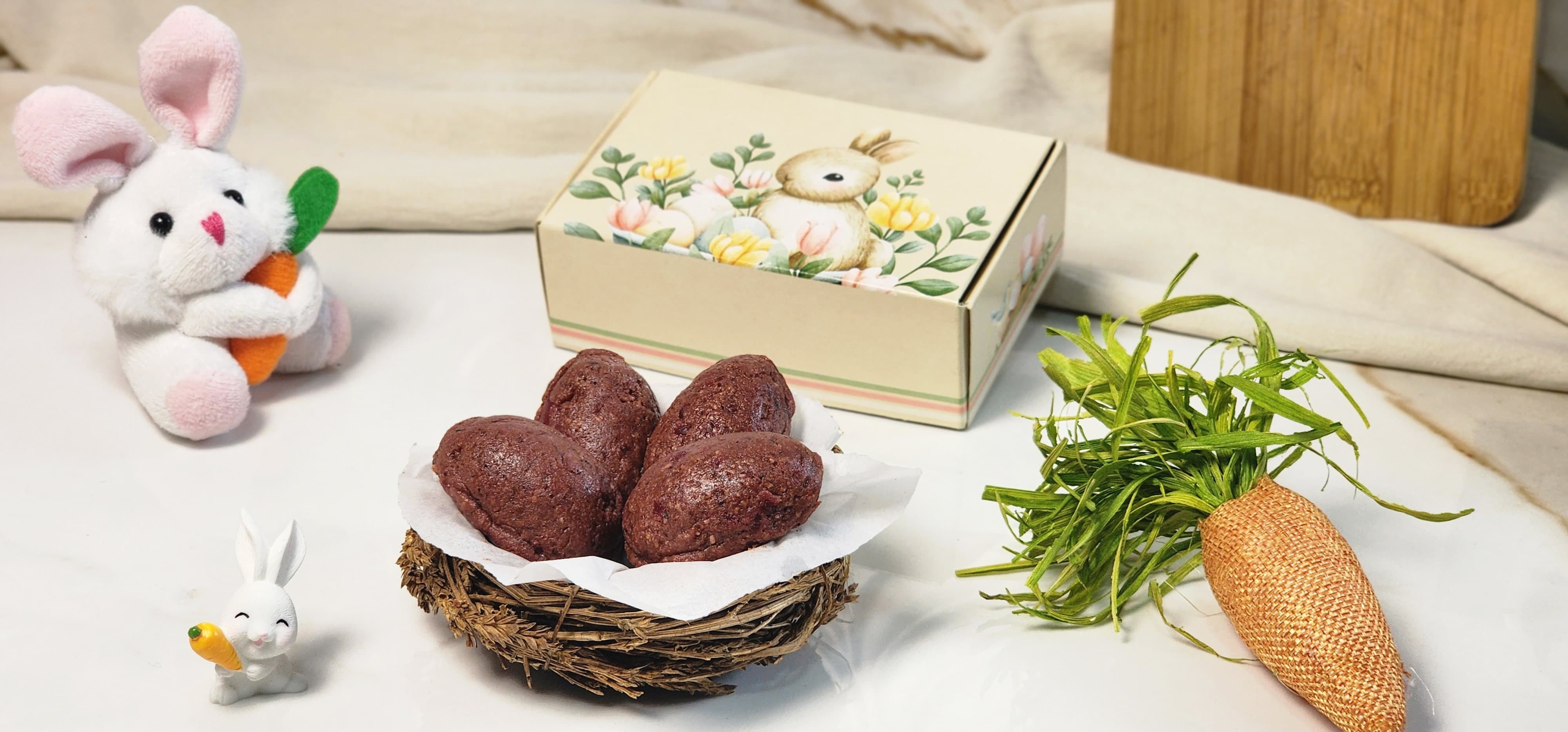 Receita de Mini Ovinho de Páscoa com Ameixa e Mucilon 5 Cereais Zero Adição de Açúcares