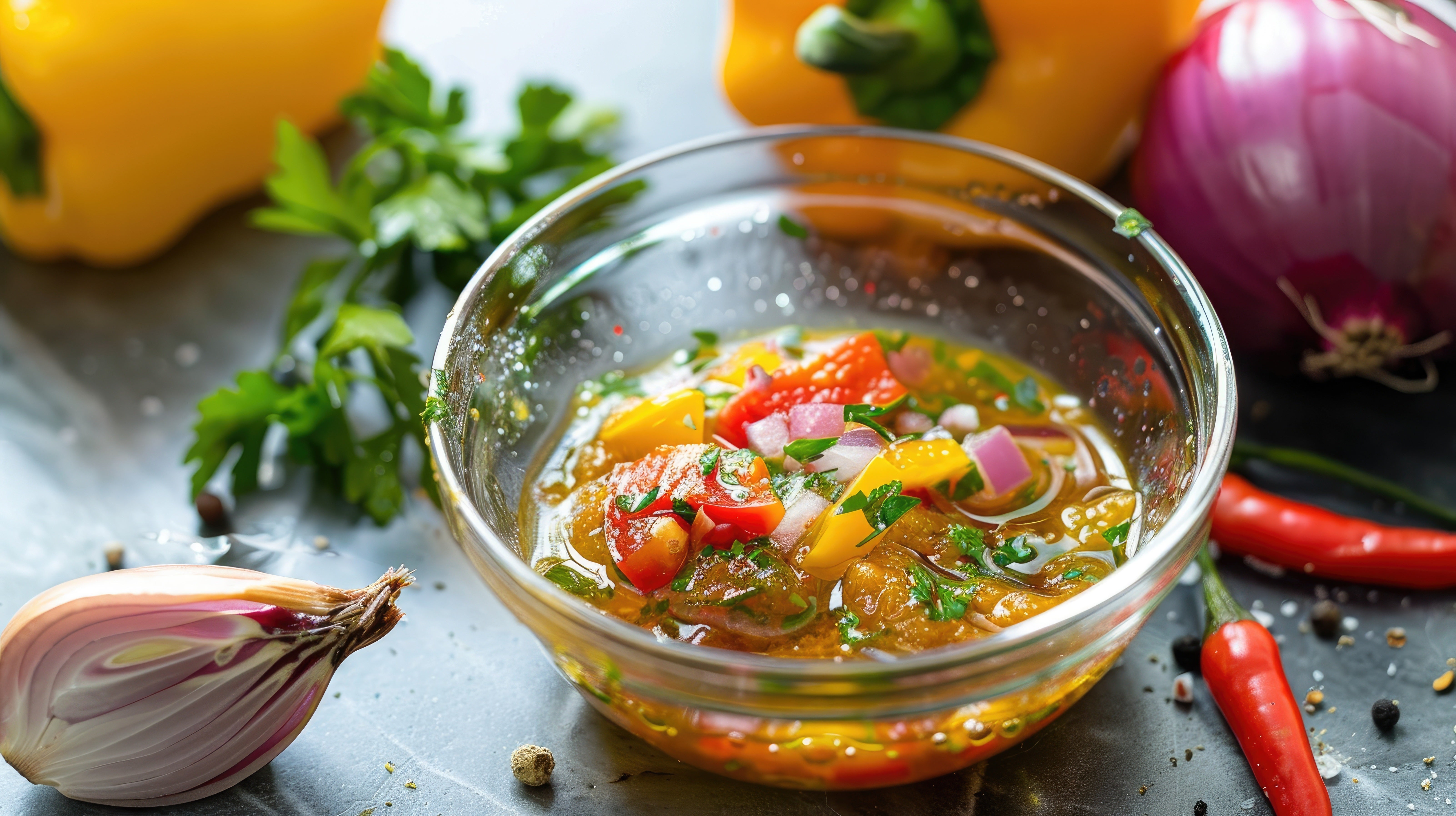 Molho Picante para Salada Verde