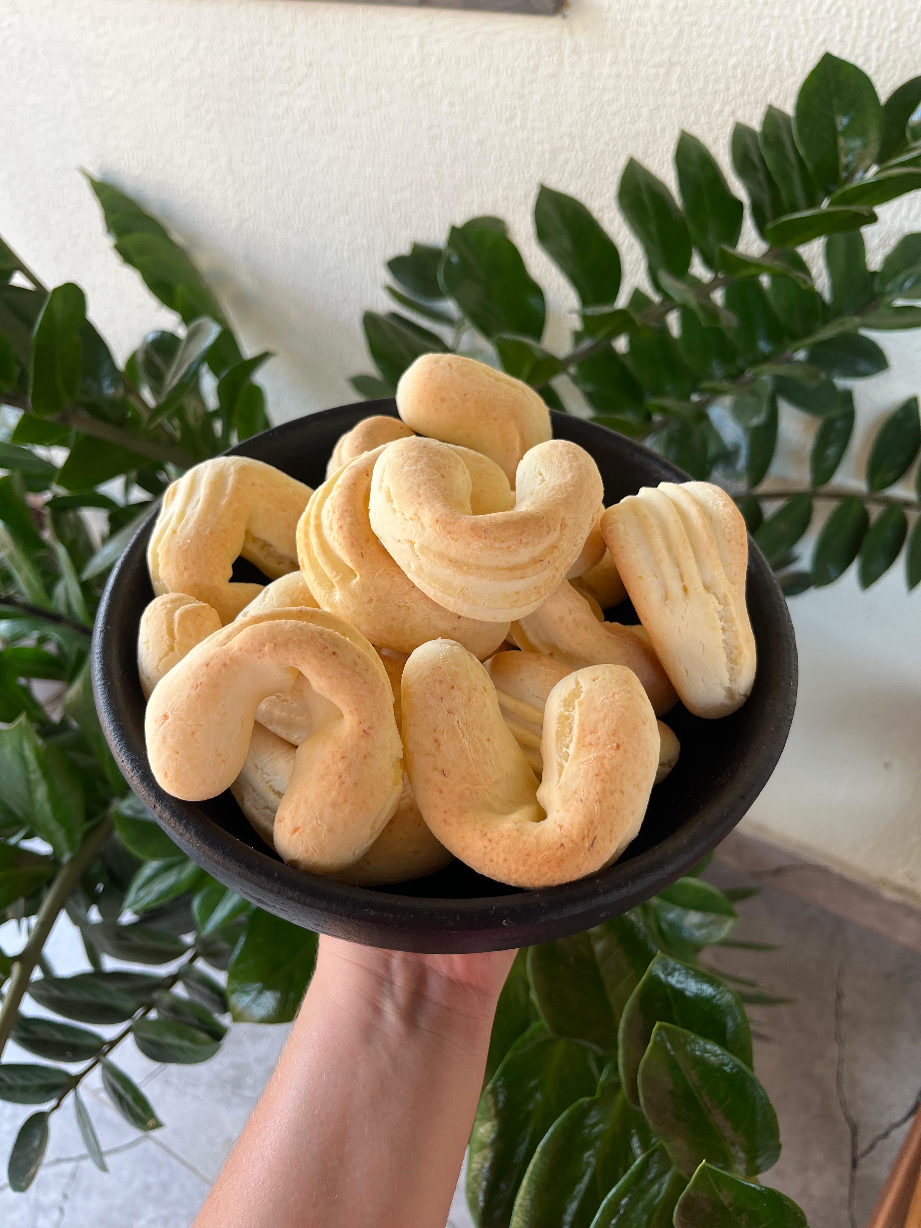 Receita de Biscoito de Queijo Assado