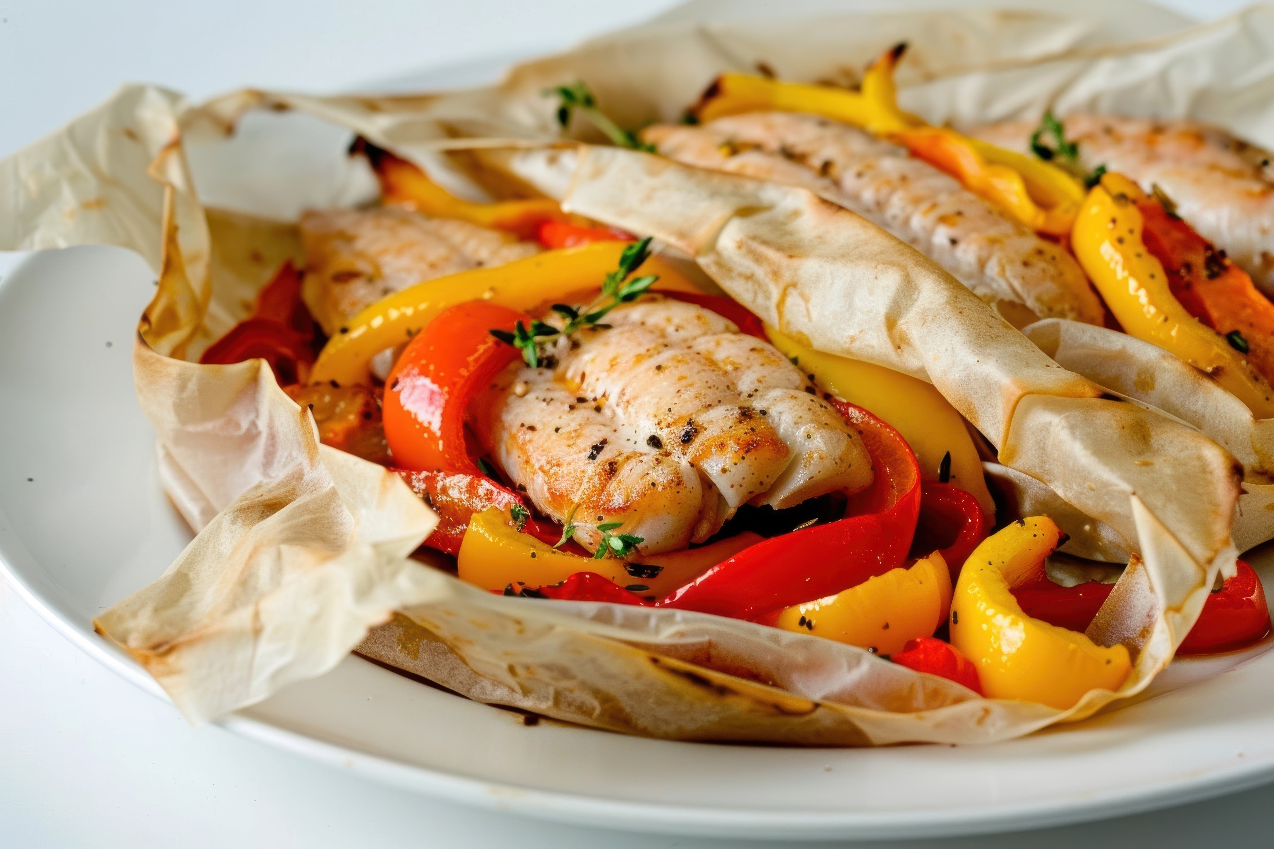 Receita de Peixe no Papillote na Air Fryer