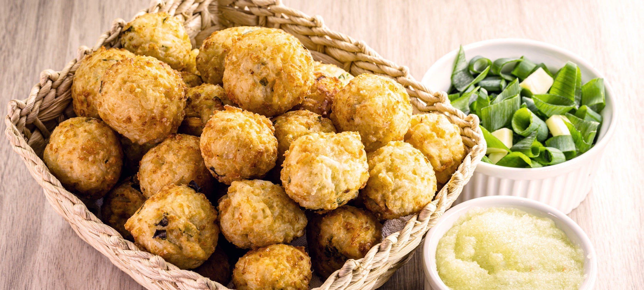 Receita de Bolinhos de Arroz à Grega