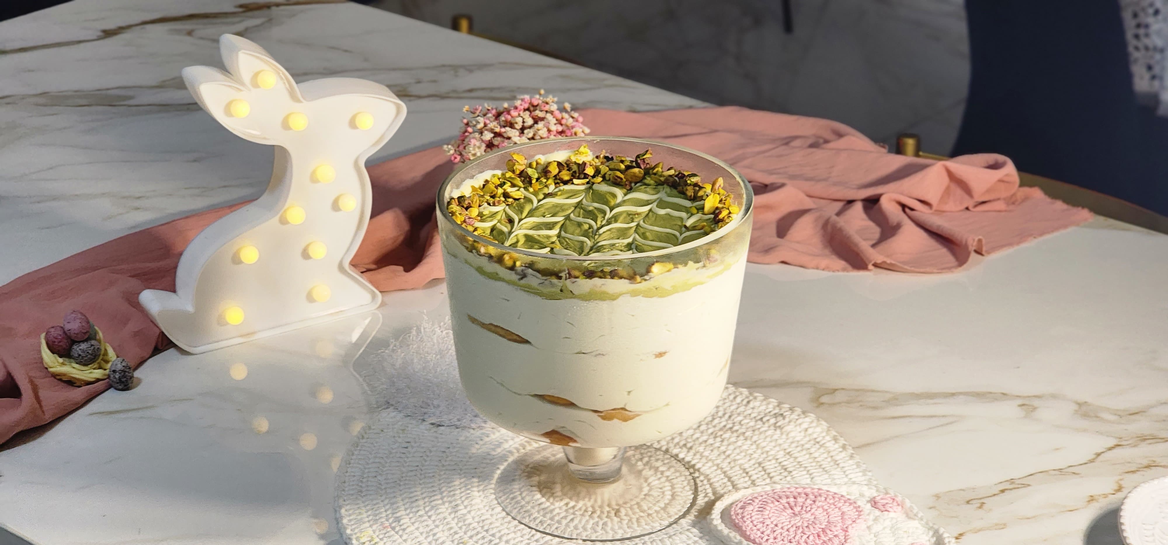 Receita de Pavê de Pistache