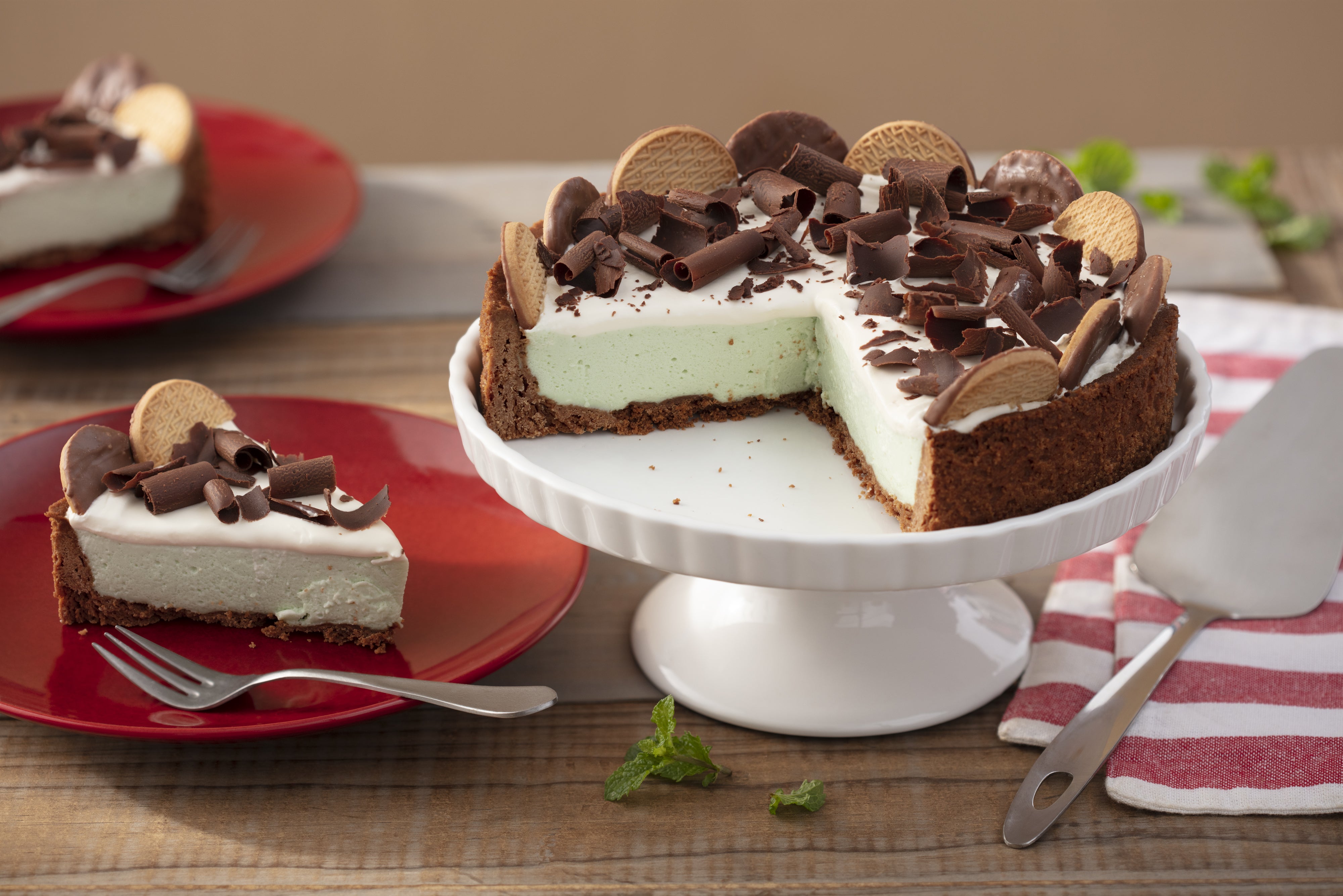Receita de Torta de Calipso e Menta
