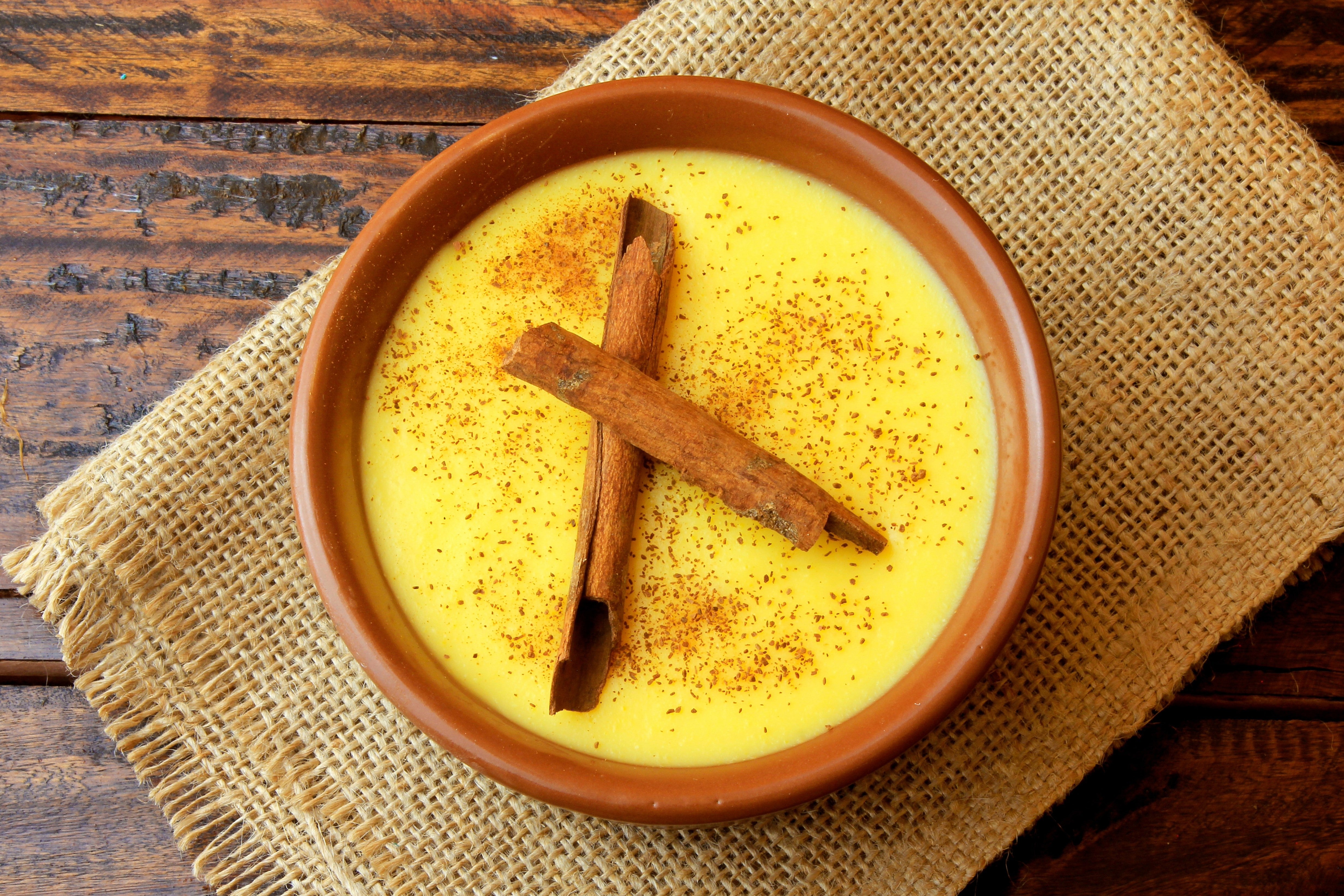 Receita de Curau Vegano