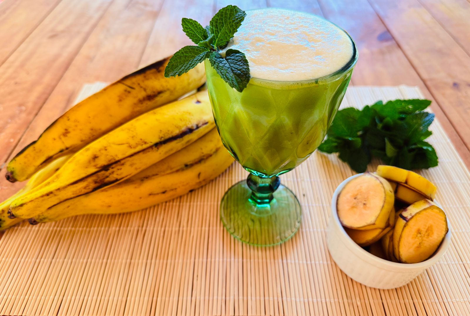 Receita de Shake de Banana da Terra