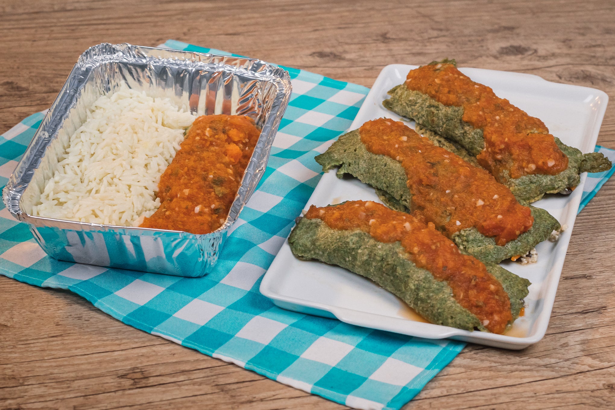 Panqueca Verde de Shimeji e Tofu ao Molho Sugo Receitas Nestlé