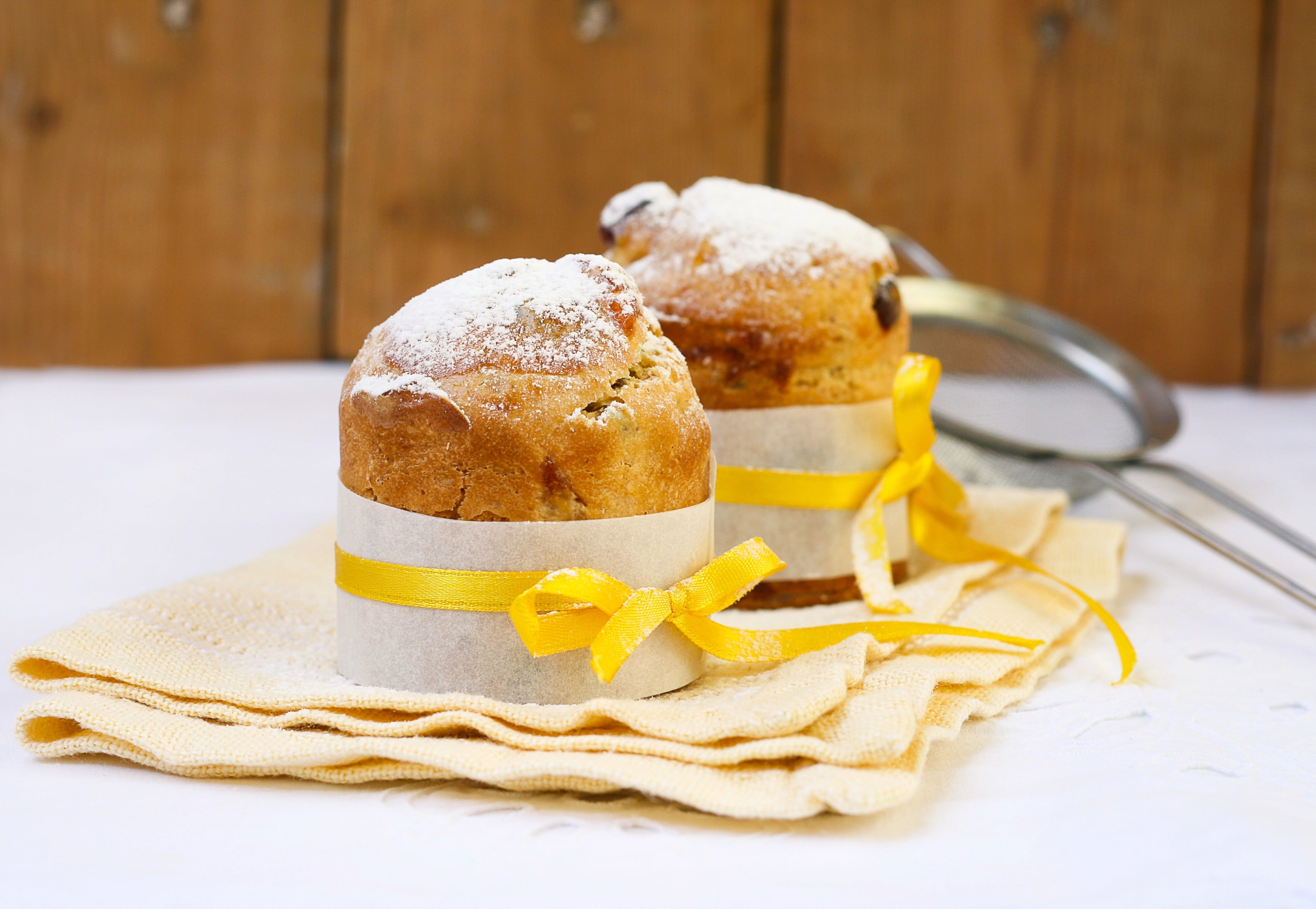Receita de Mini Panetones