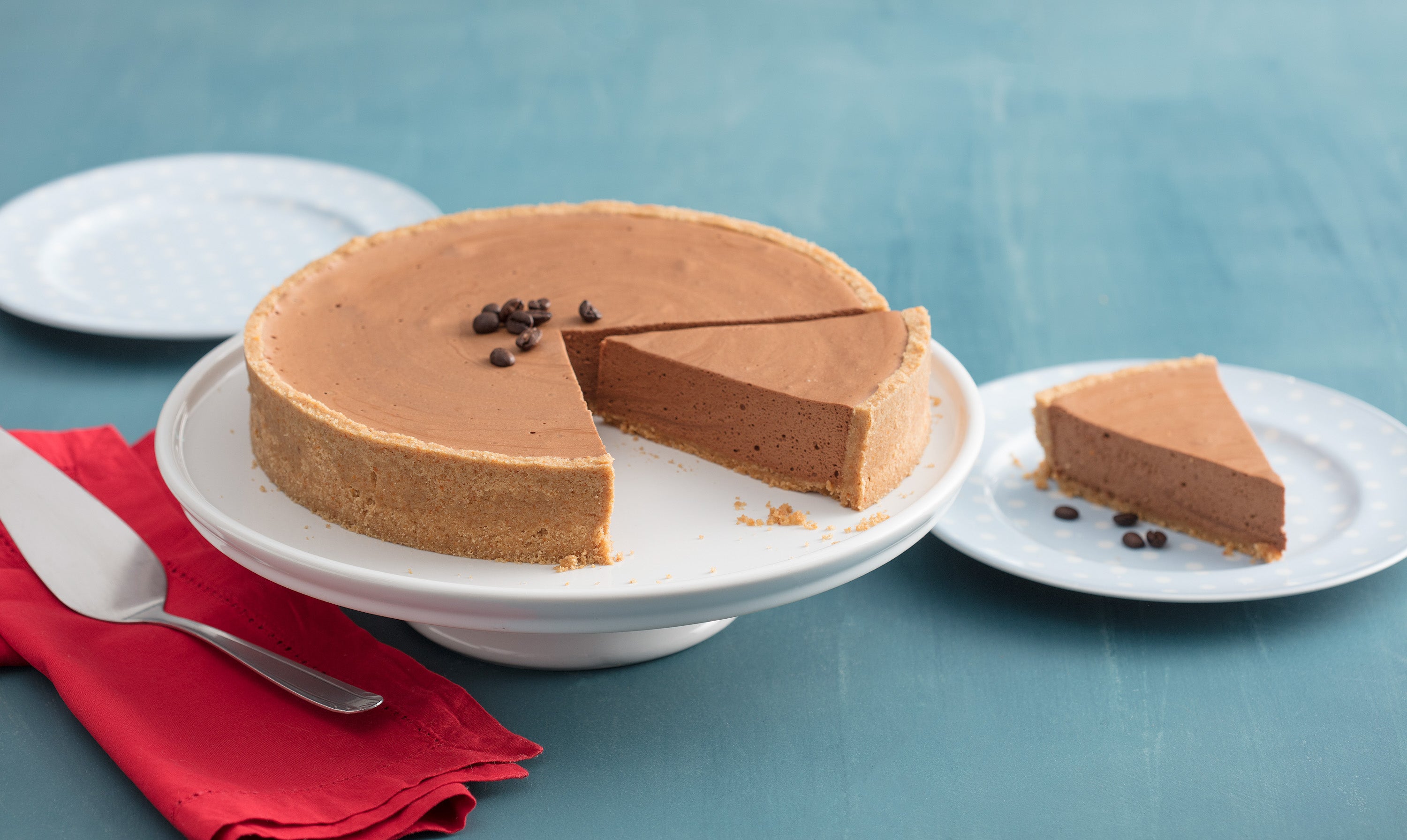 Torta Mousse de Chocolate e Café