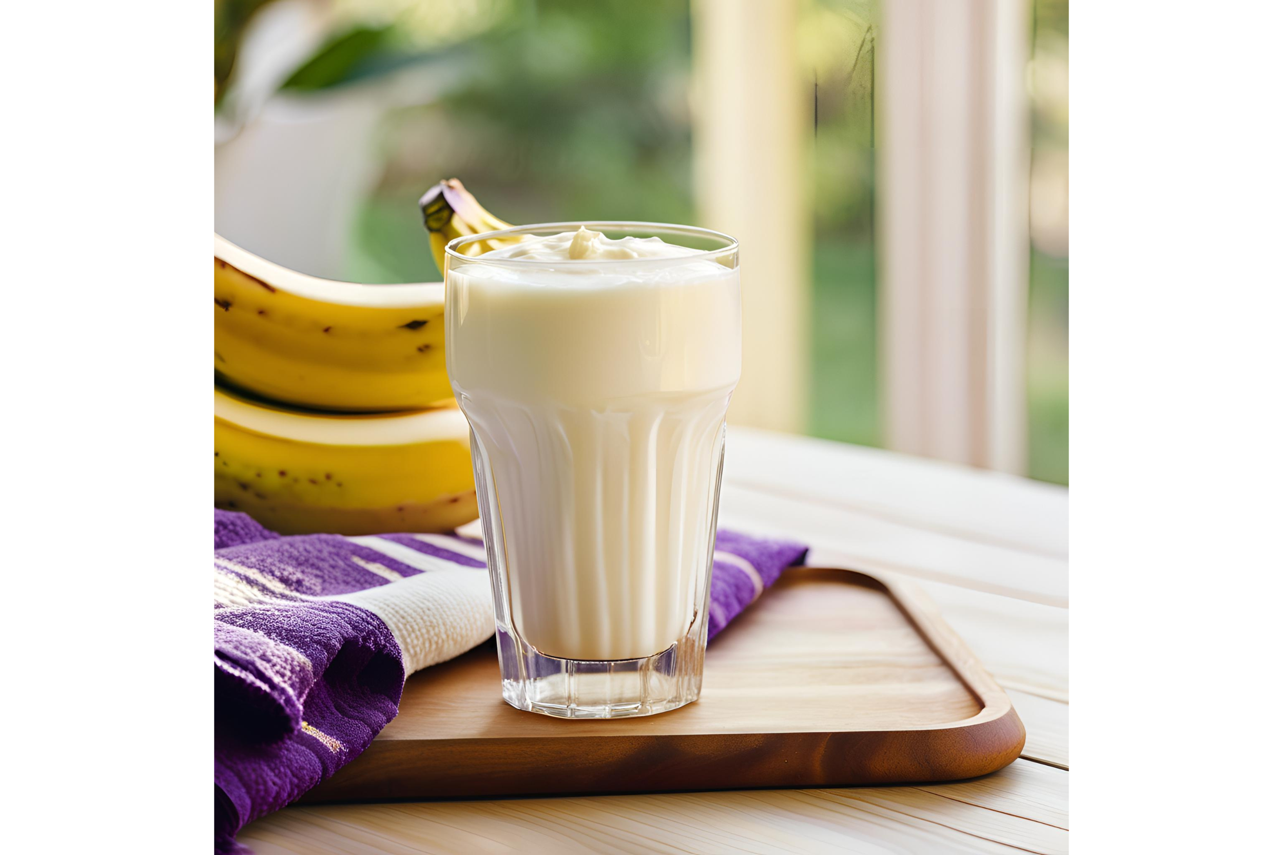 Receita de Shake de Coco, Batata Doce e Banana Pós-Treino