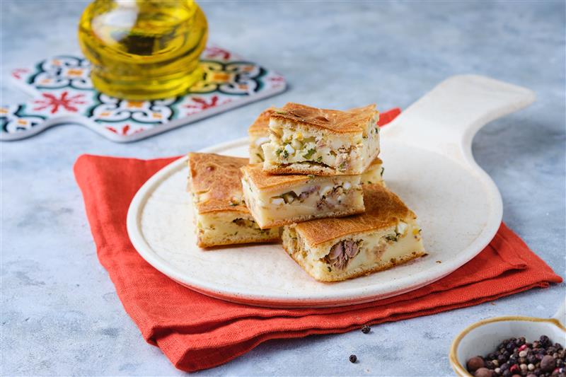 Receita deTorta Salgada de Sardinha
