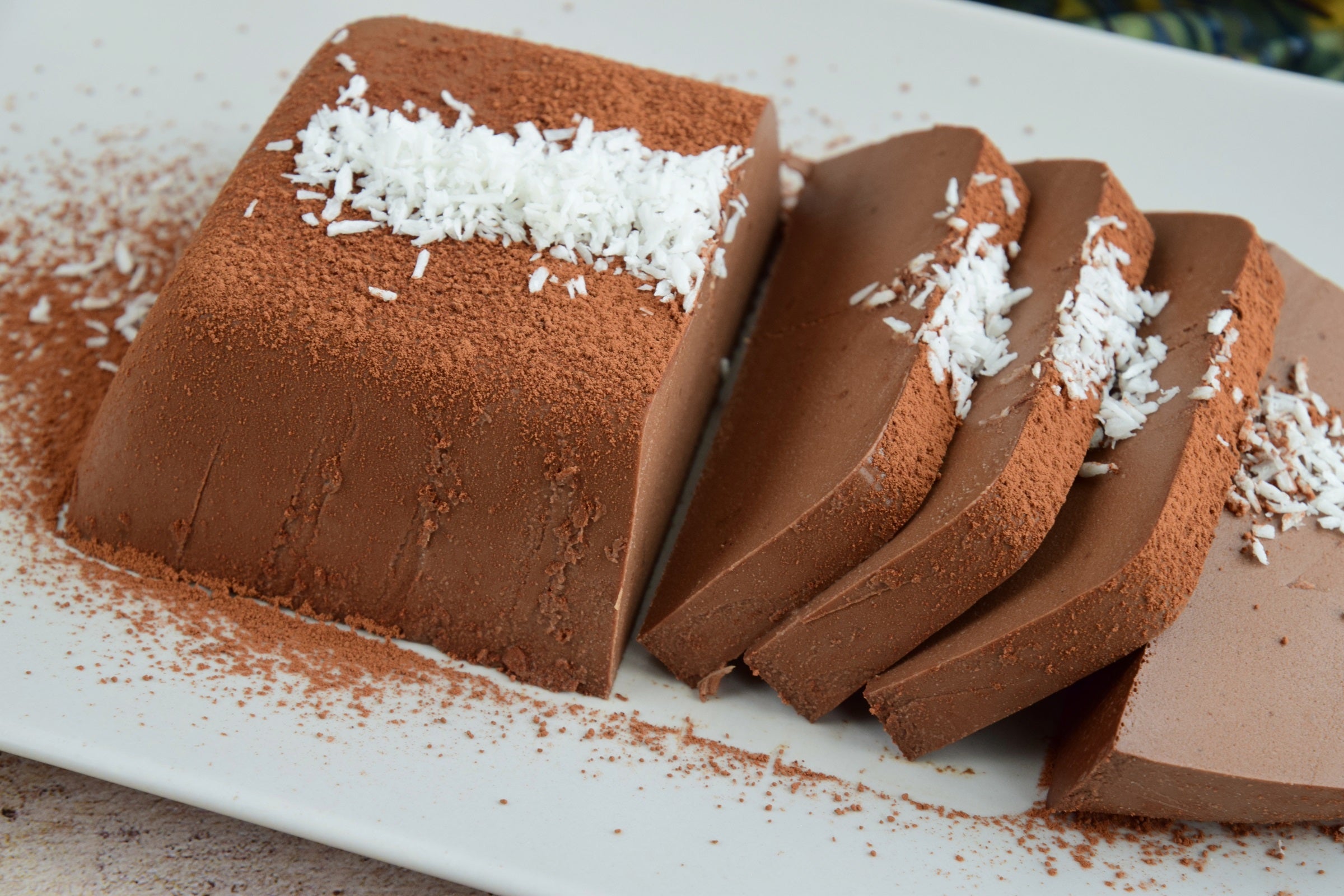 Receita de Bavarois de Chocolate e Coco