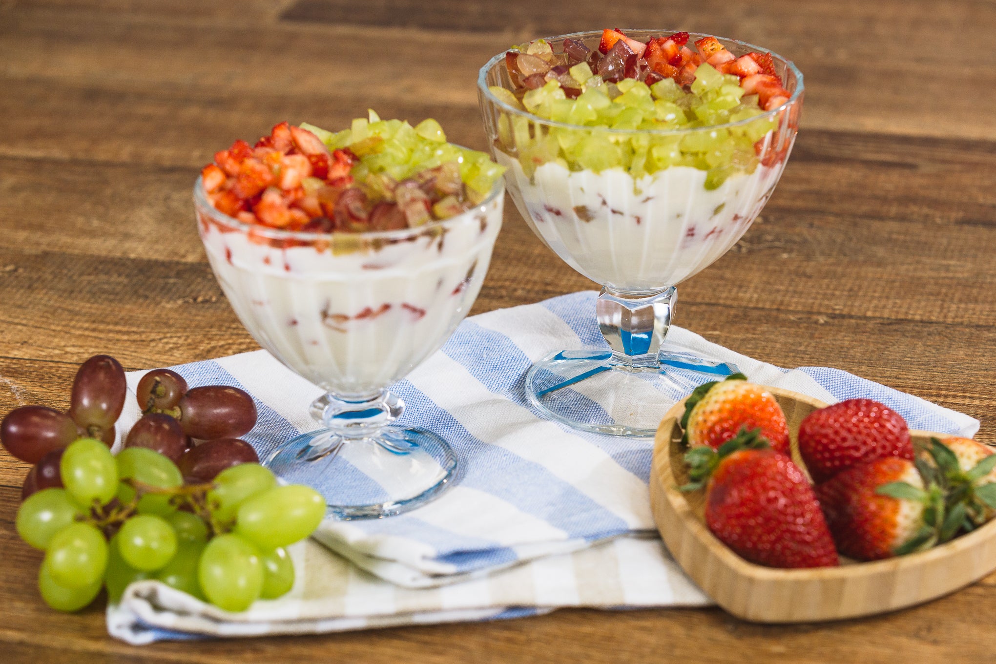 Taça Cremosa de Frutas Sem Adição de Açúcares