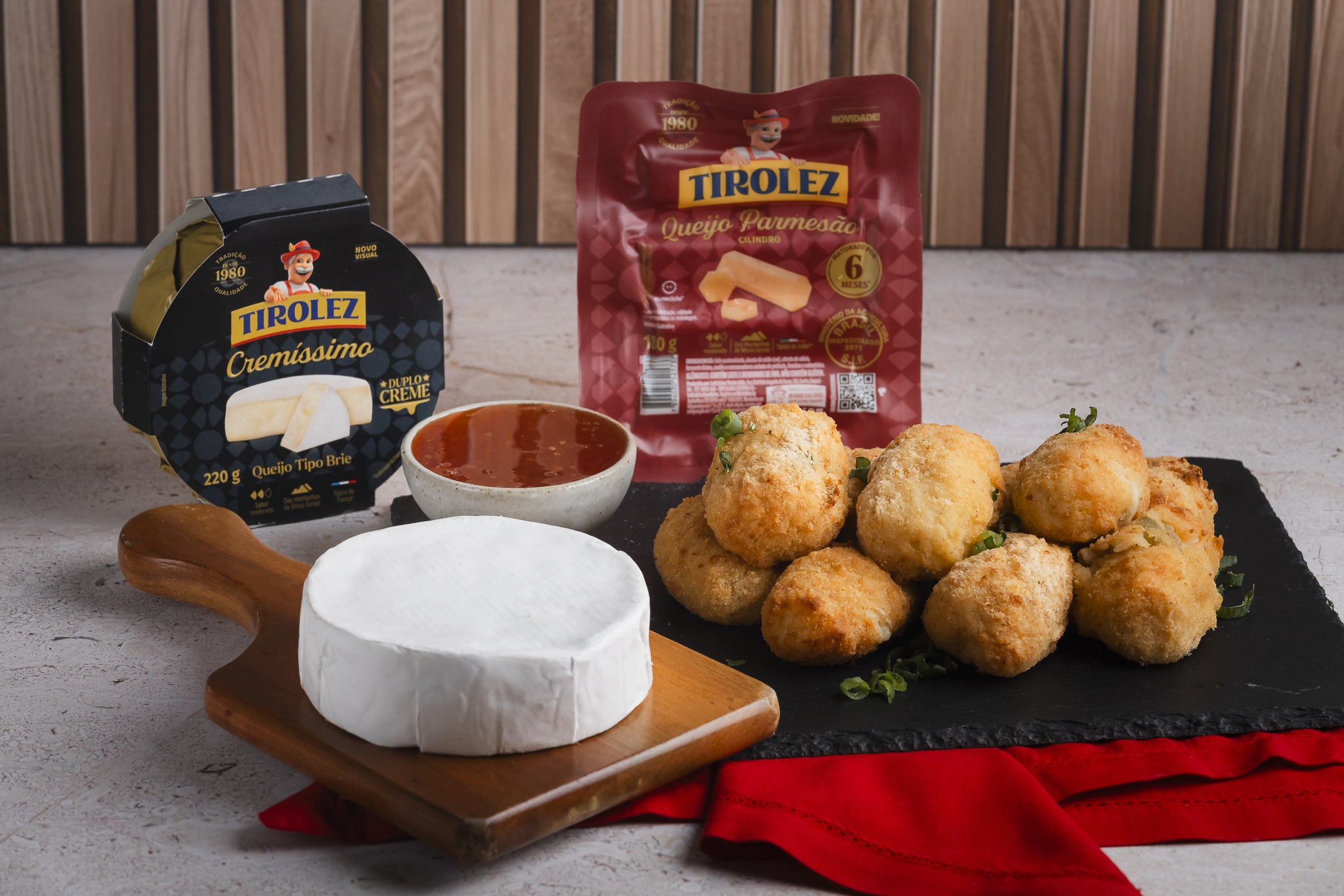 Receita de Arancini com Recheio de Brie Cremíssimo Tirolez