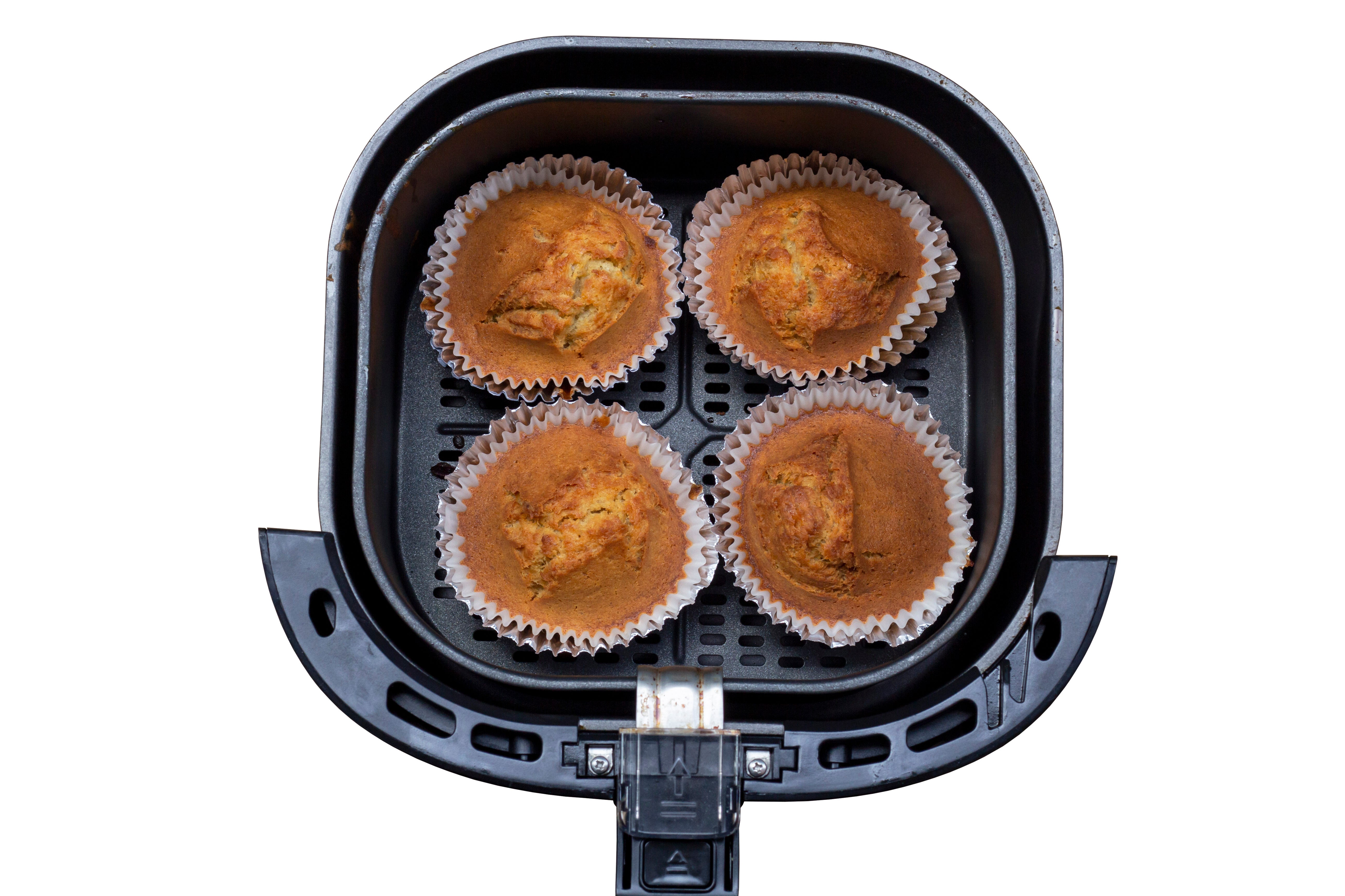 Receita de Muffin de Banana Sem Glúten na Air Fryer