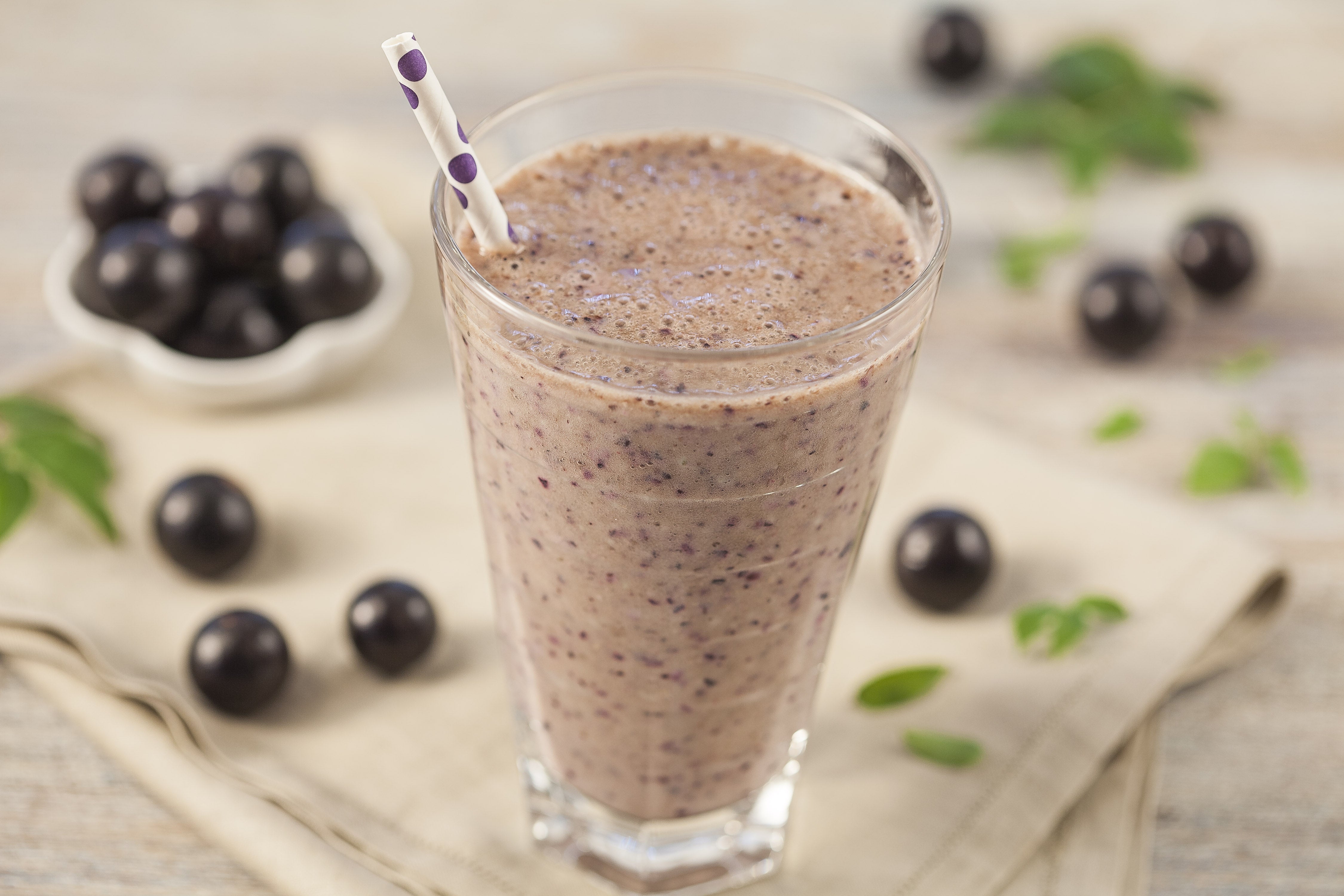 Smoothie de Banana e Jabuticaba