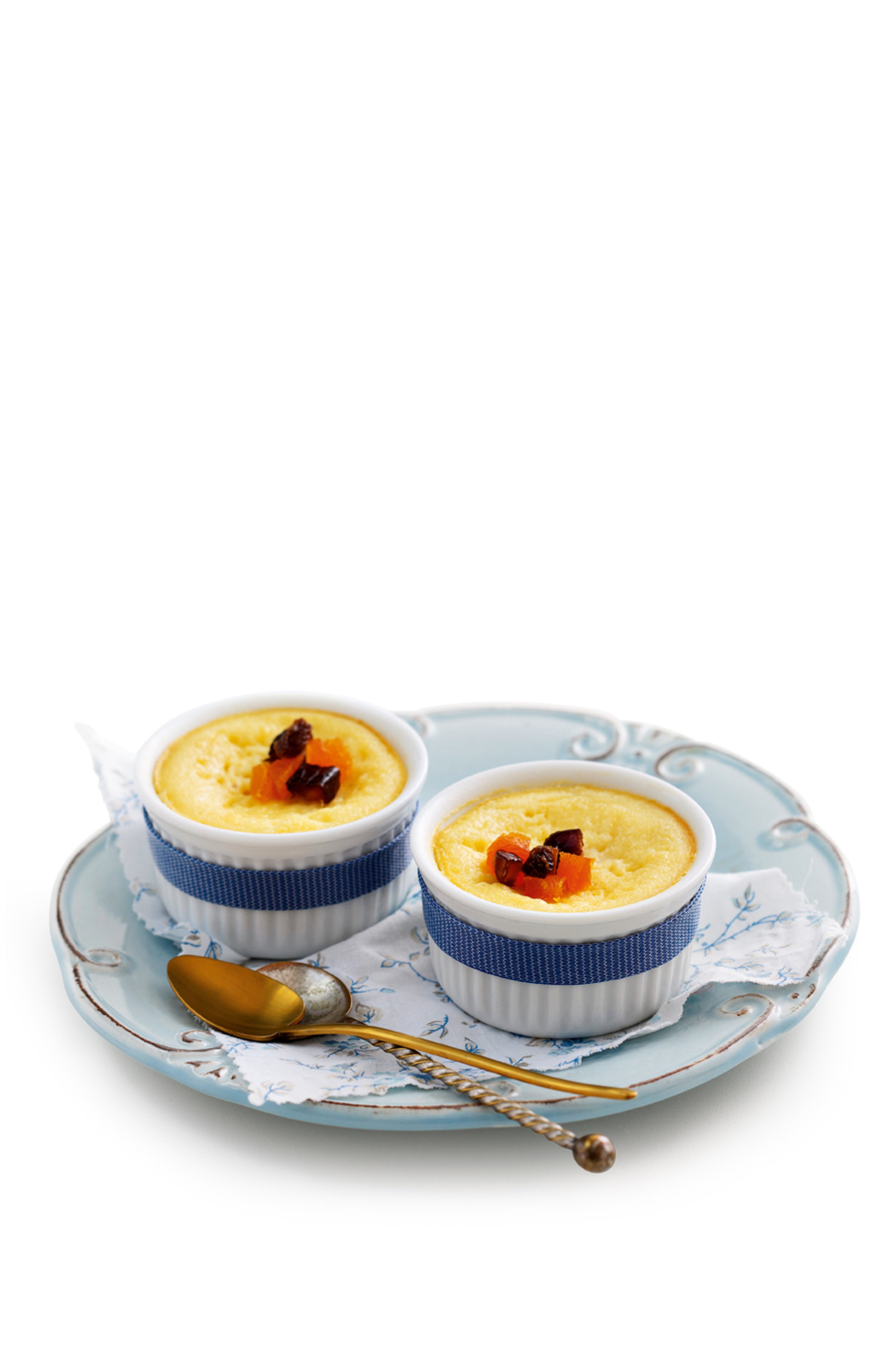 Mini Sobremesas de Ricota e Frutas Secas
