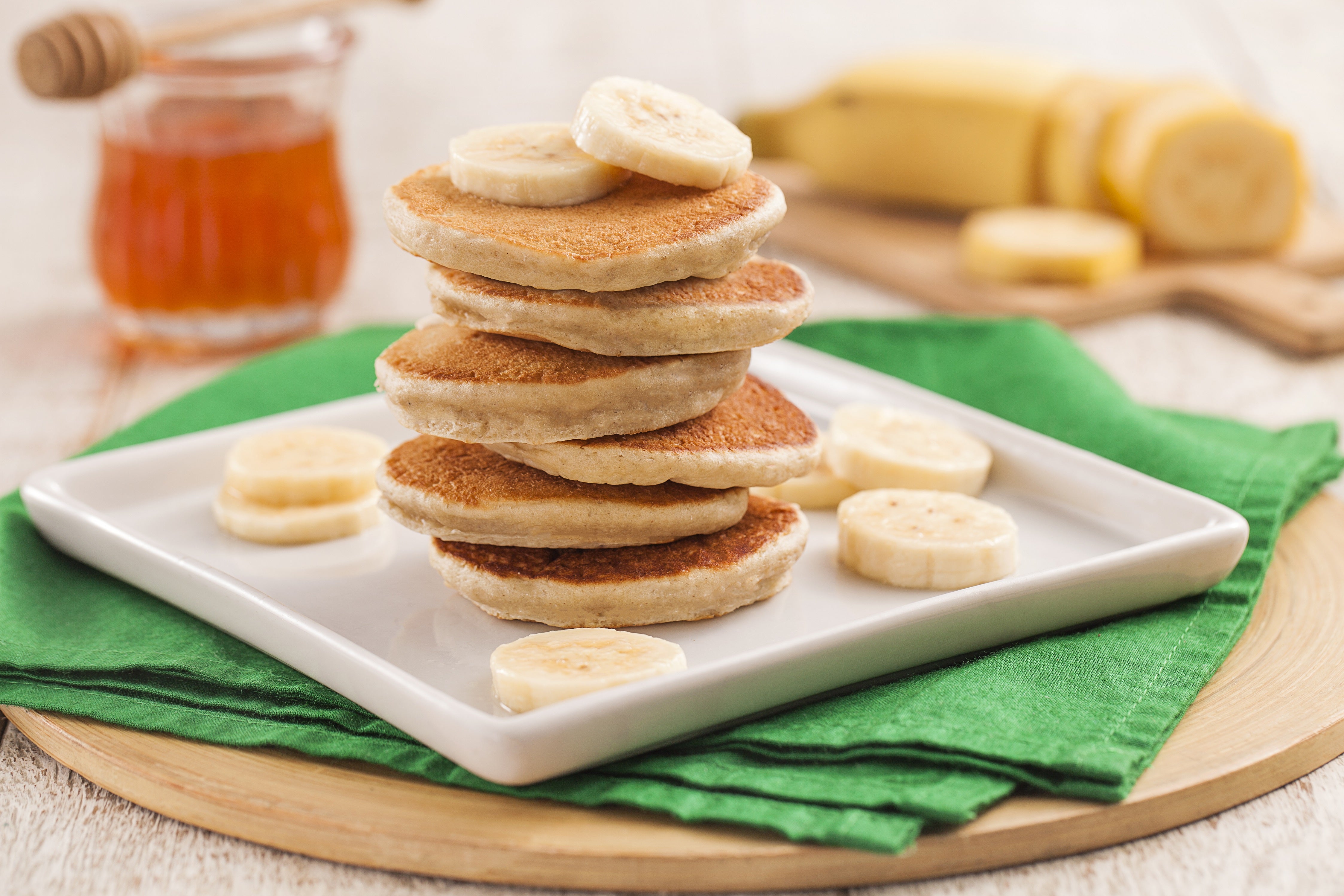 Panquequinha de Banana para Criança