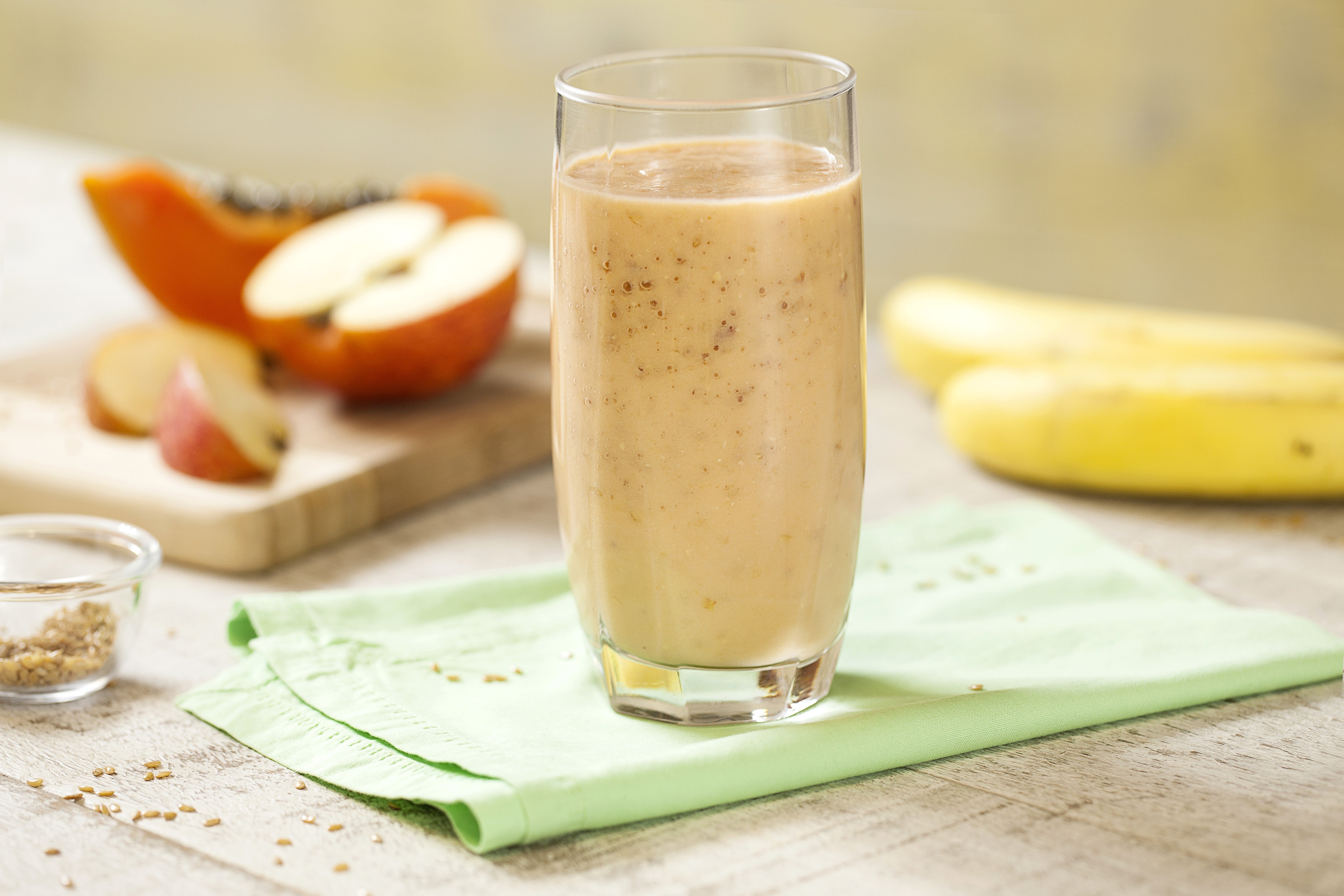 Vitamina Nutritiva Ninho de Mamão, Banana e Maçã