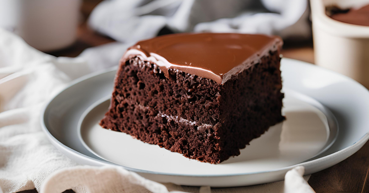 Bolo de Chocolate Fofinho e Úmido com Chocolate em Pó