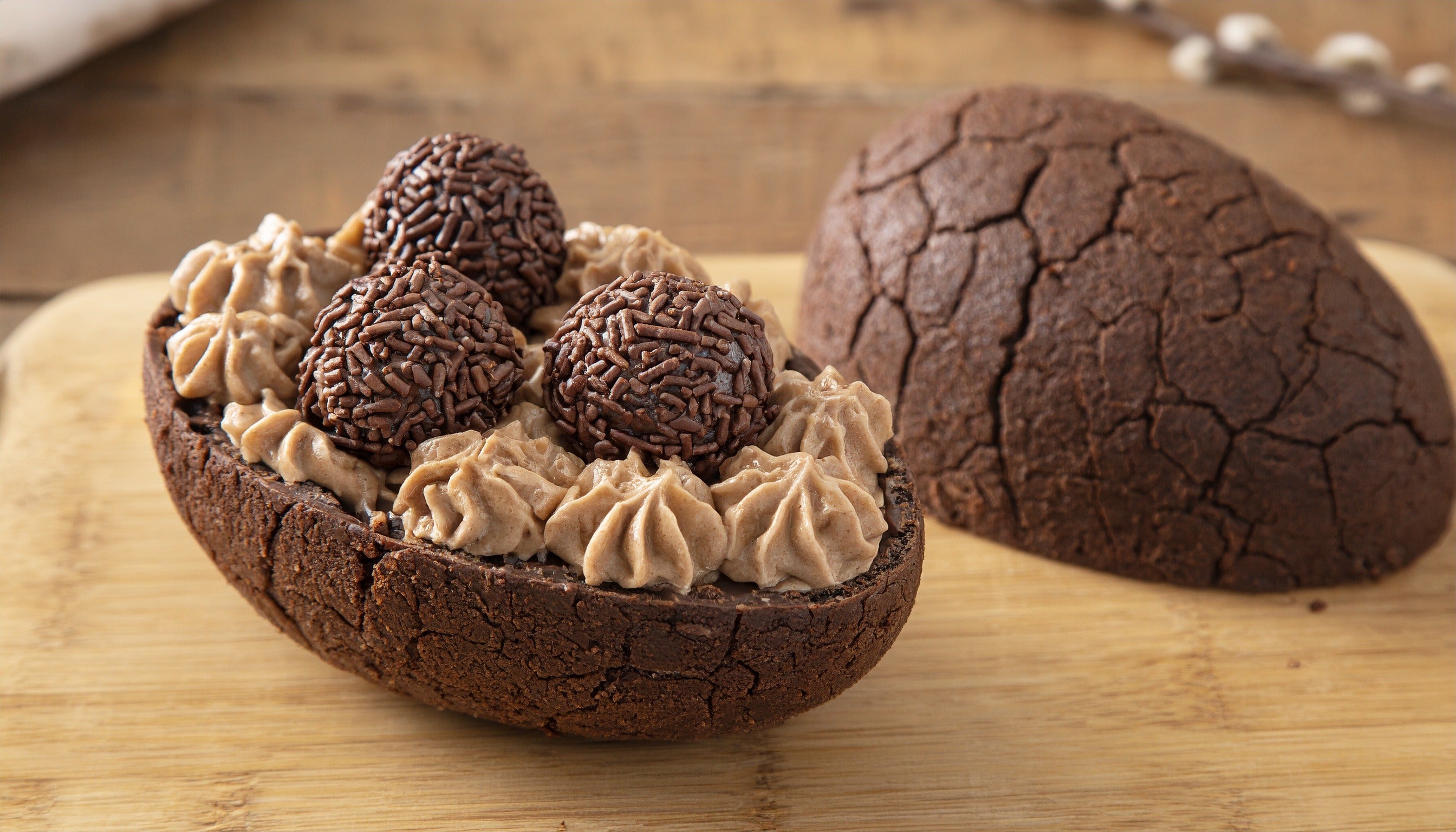 Receita de Ovo com Casca de Brownie