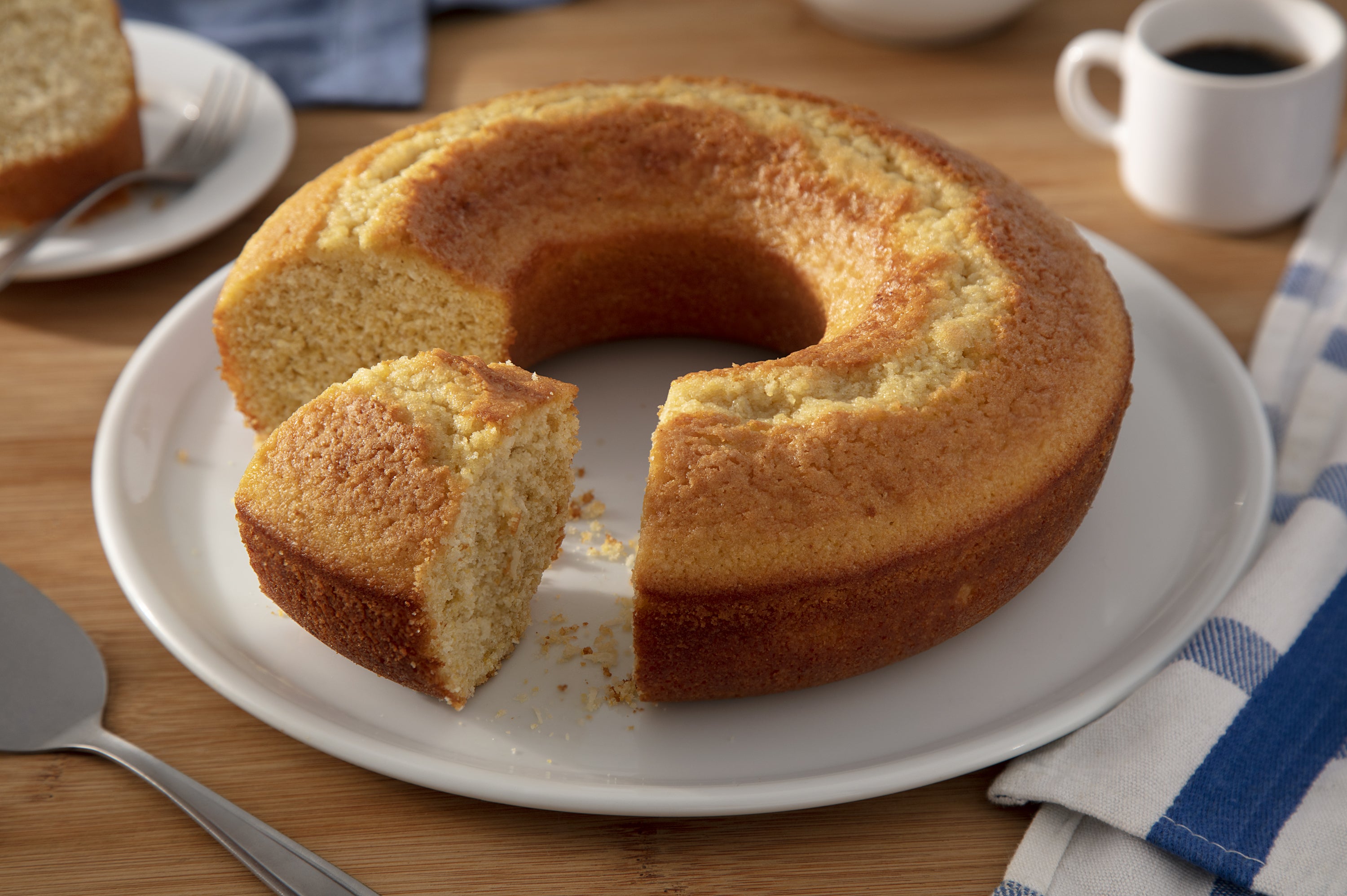 Bolo de fubá sem farinha de trigo