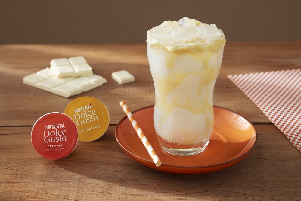 Receita de Mocha Branco com Latte Macchiato
