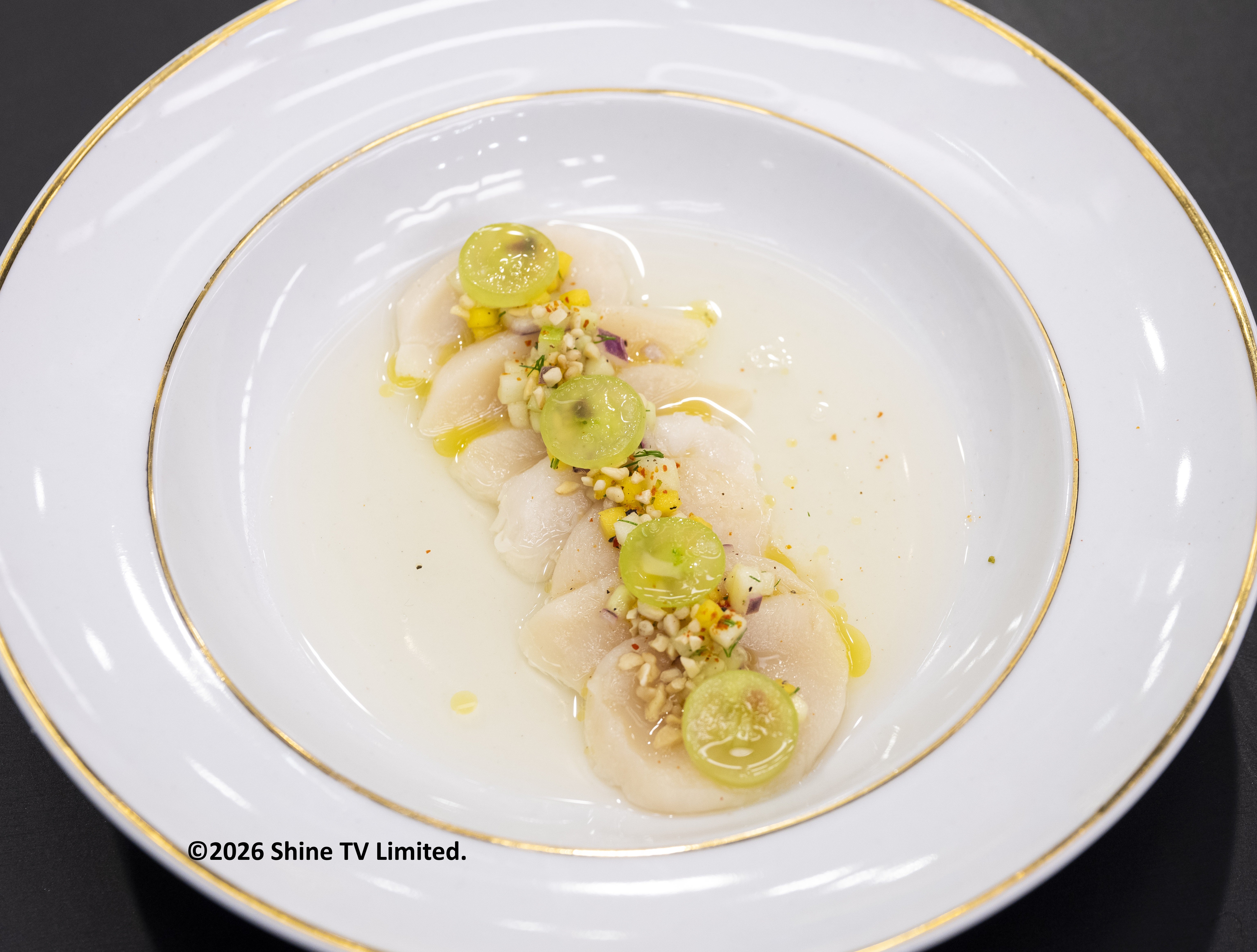 Receita de Crudo de Vieira com Frutas e Vinagrete