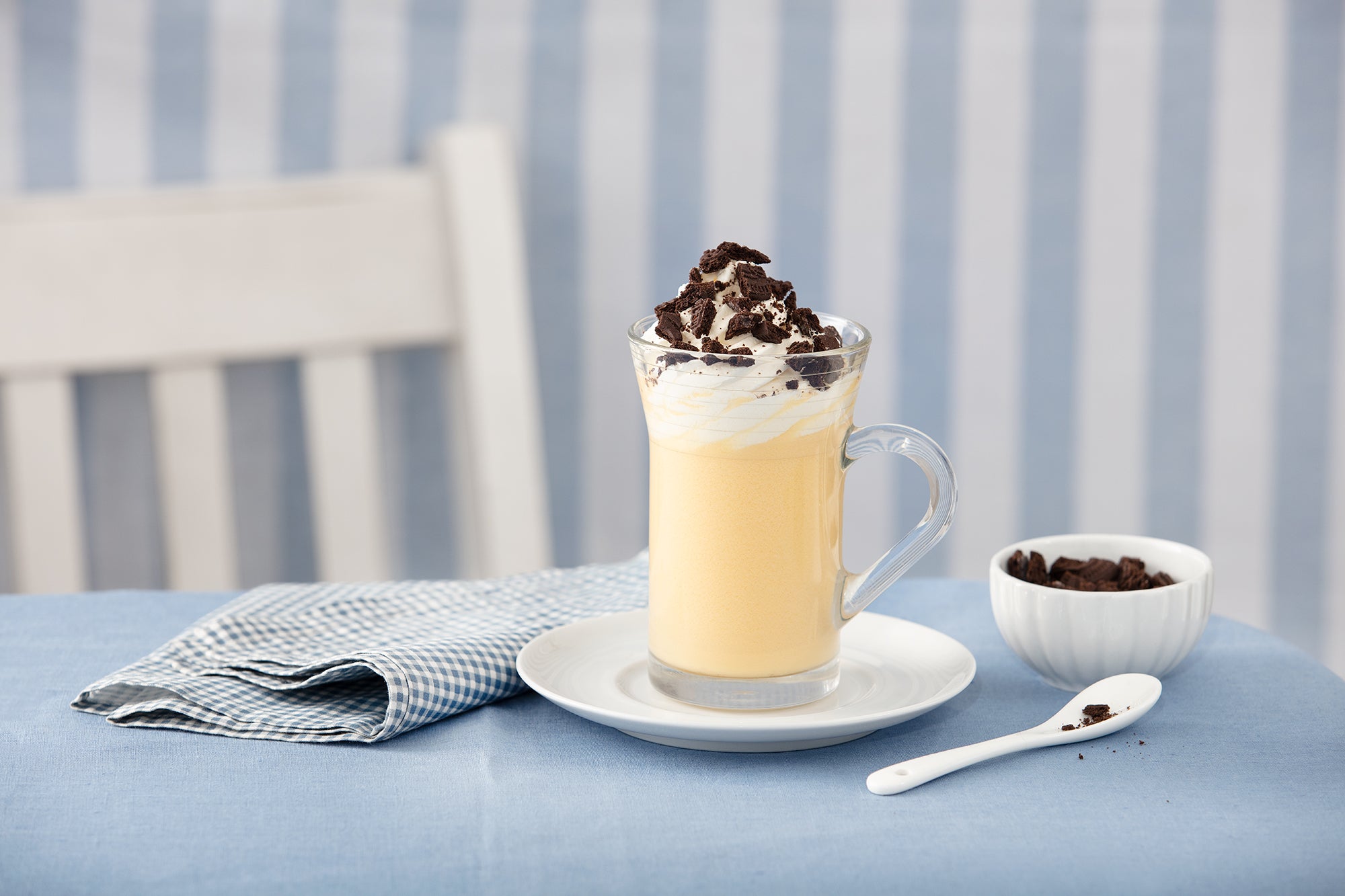 Bebida Galak com Chantilly e Negresco