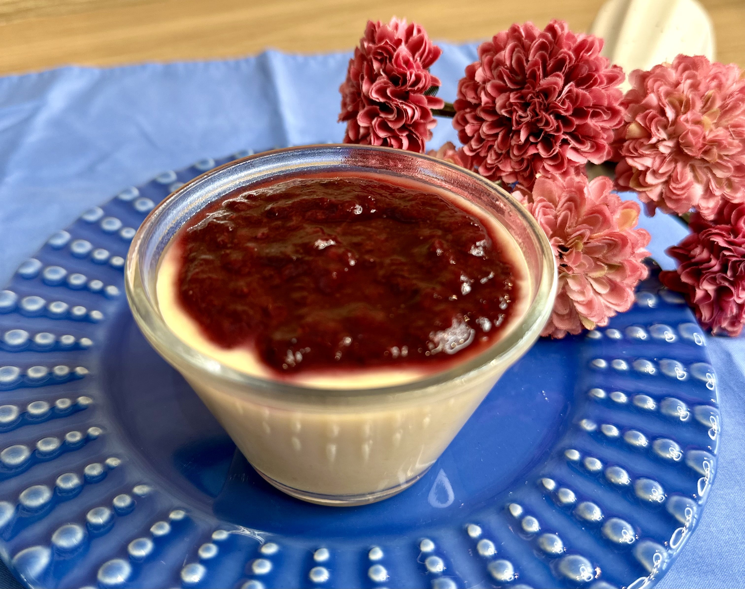 Receita de Flan de Mamão com Ascenda